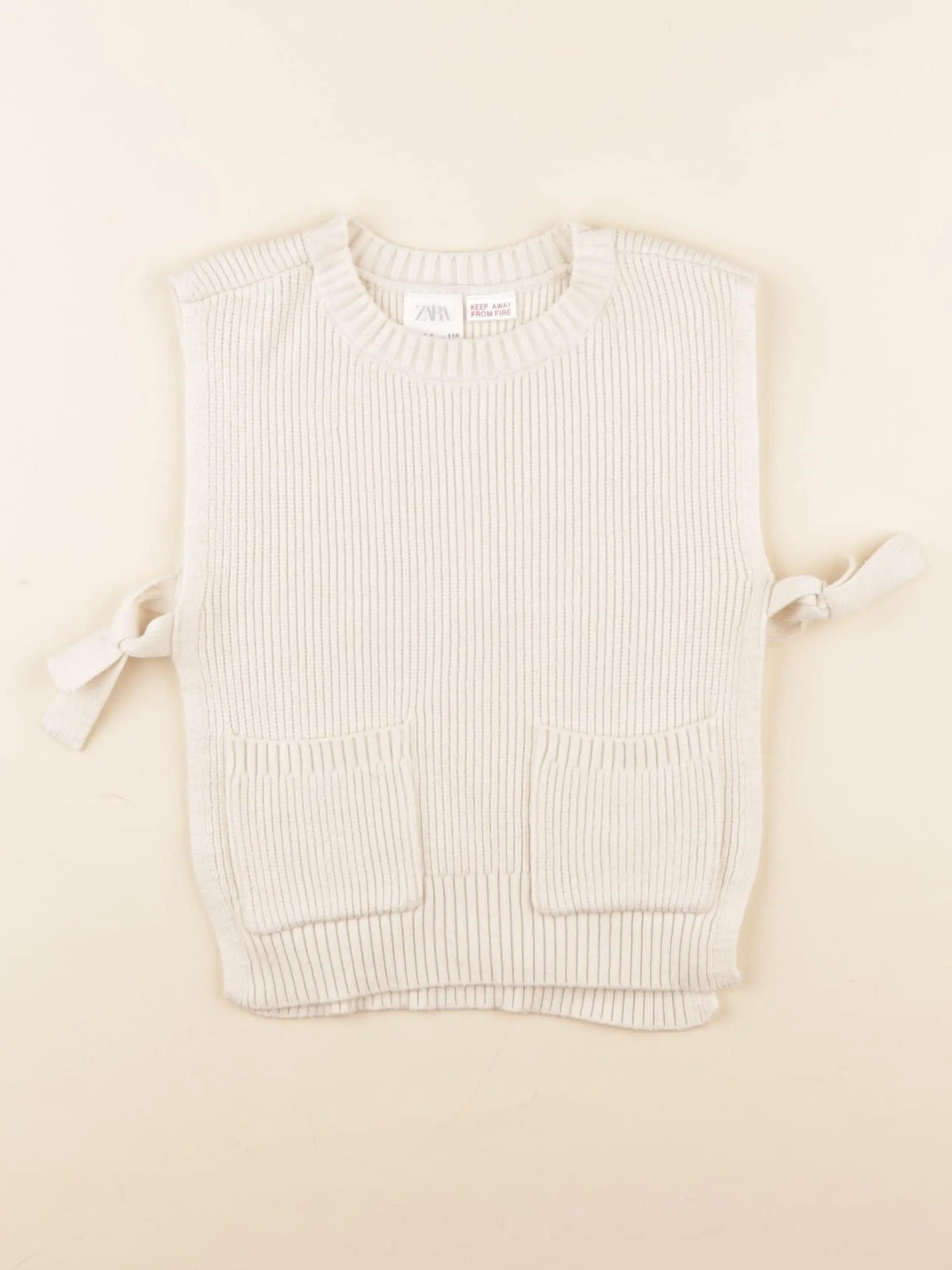 Zara - pull beige - 5/6 ans
