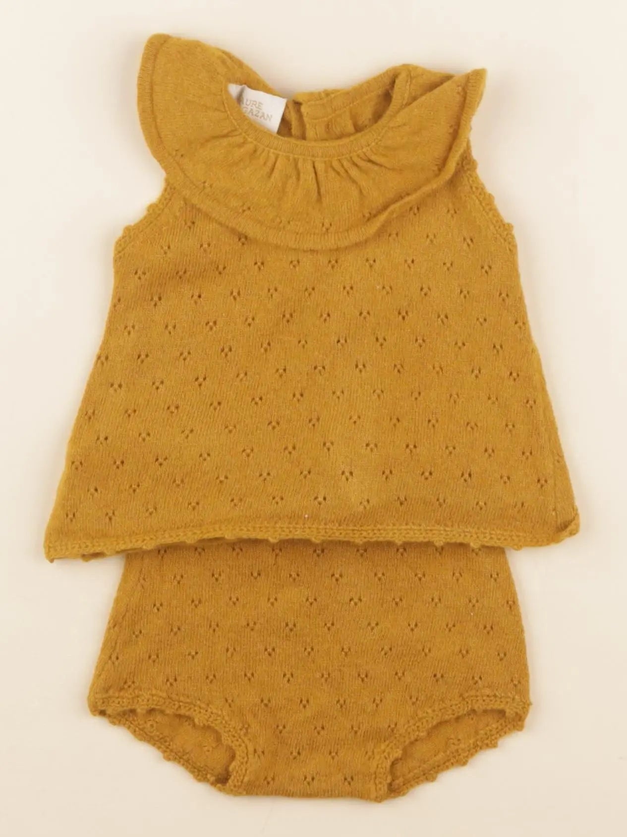 Monoprix - ensemble jaune - 1/3 mois