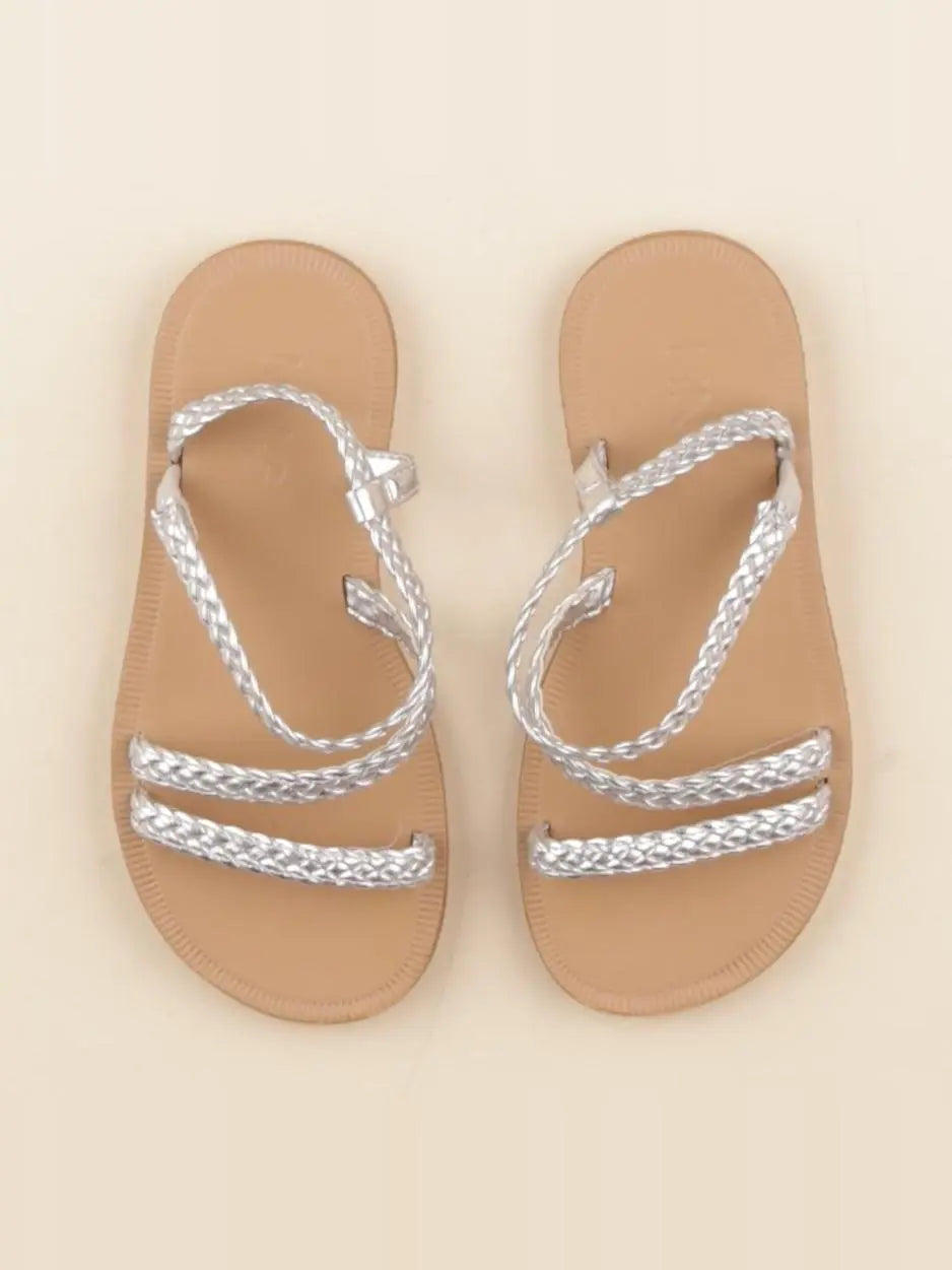 Mango - sandales argent - pointure 29