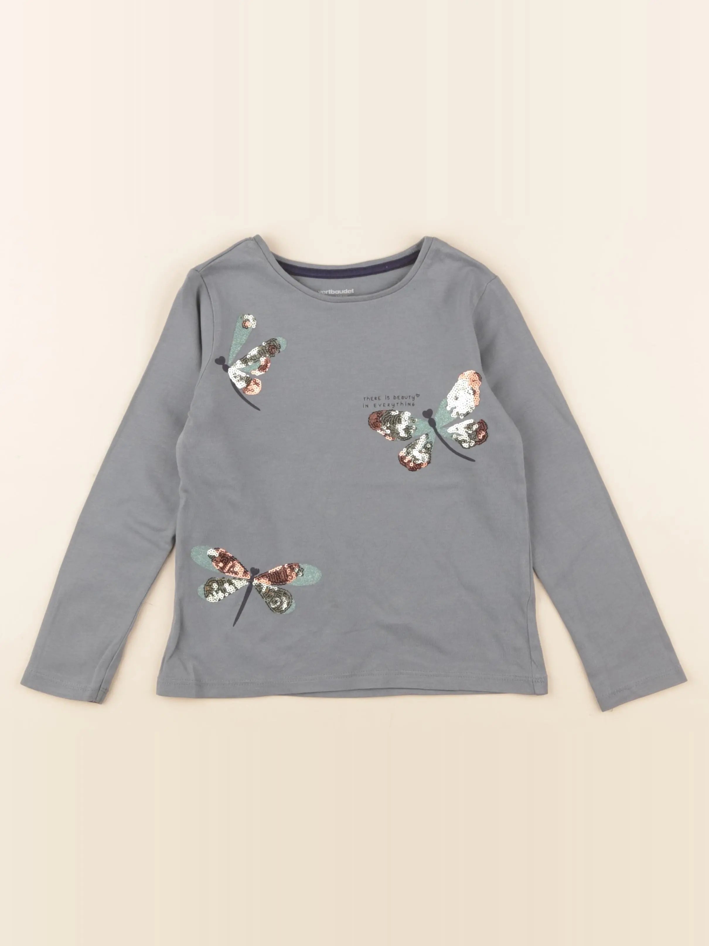 Vertbaudet - tee-shirt vert - 5 ans