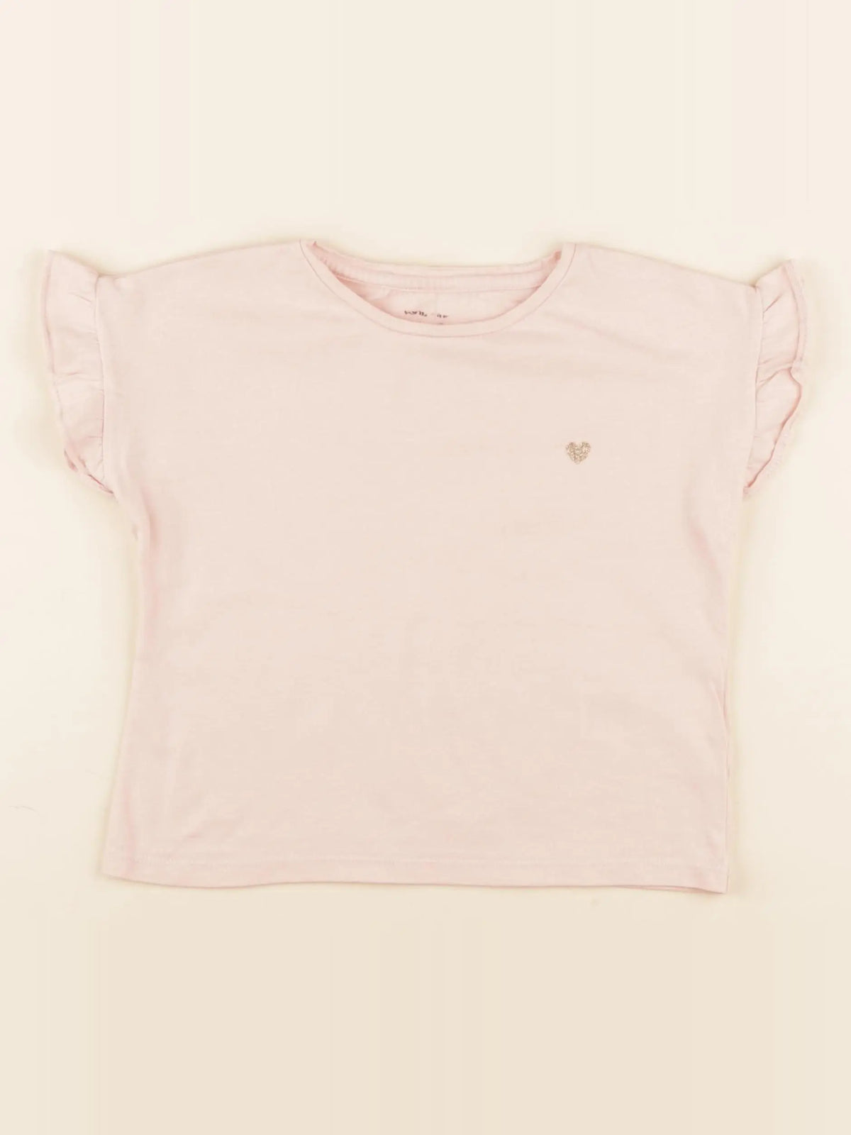 Vertbaudet - tee-shirt rose - 5 ans