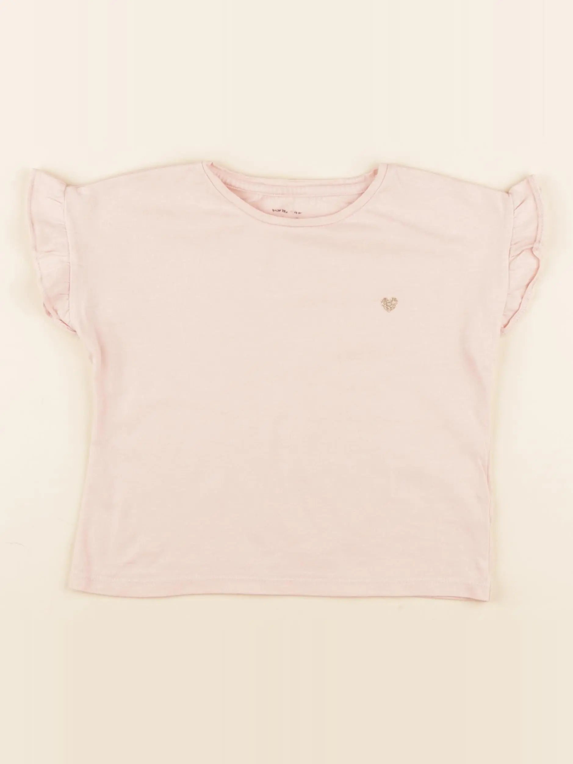 Vertbaudet - tee-shirt rose - 5 ans