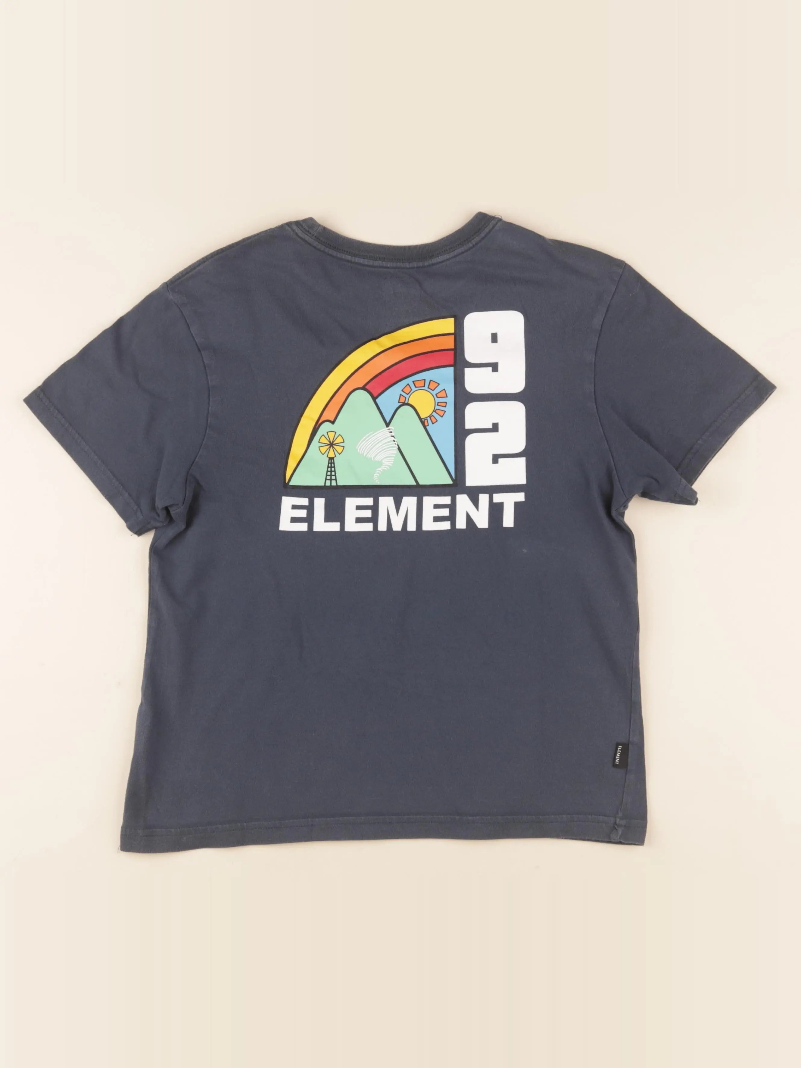 Element - tee-shirt imprimé au dos gris - 10 ans