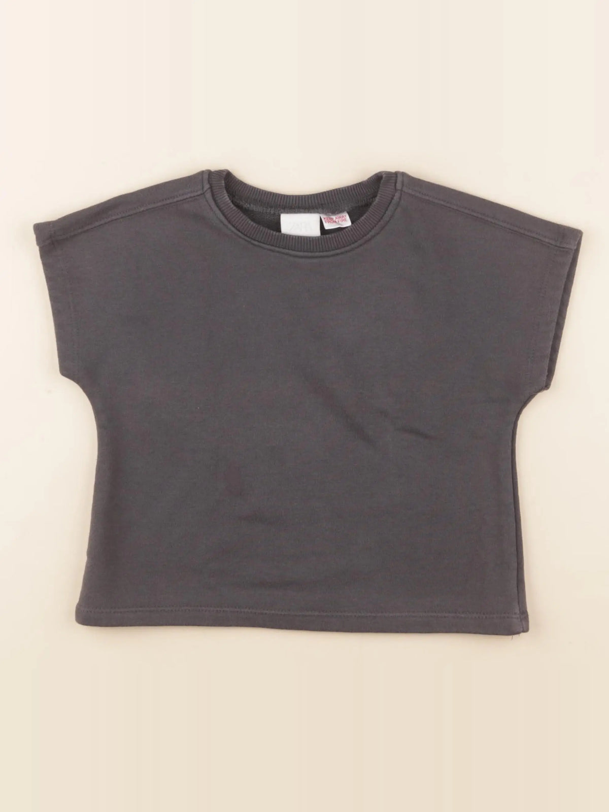 Zara - tee-shirt gris - 4 ans