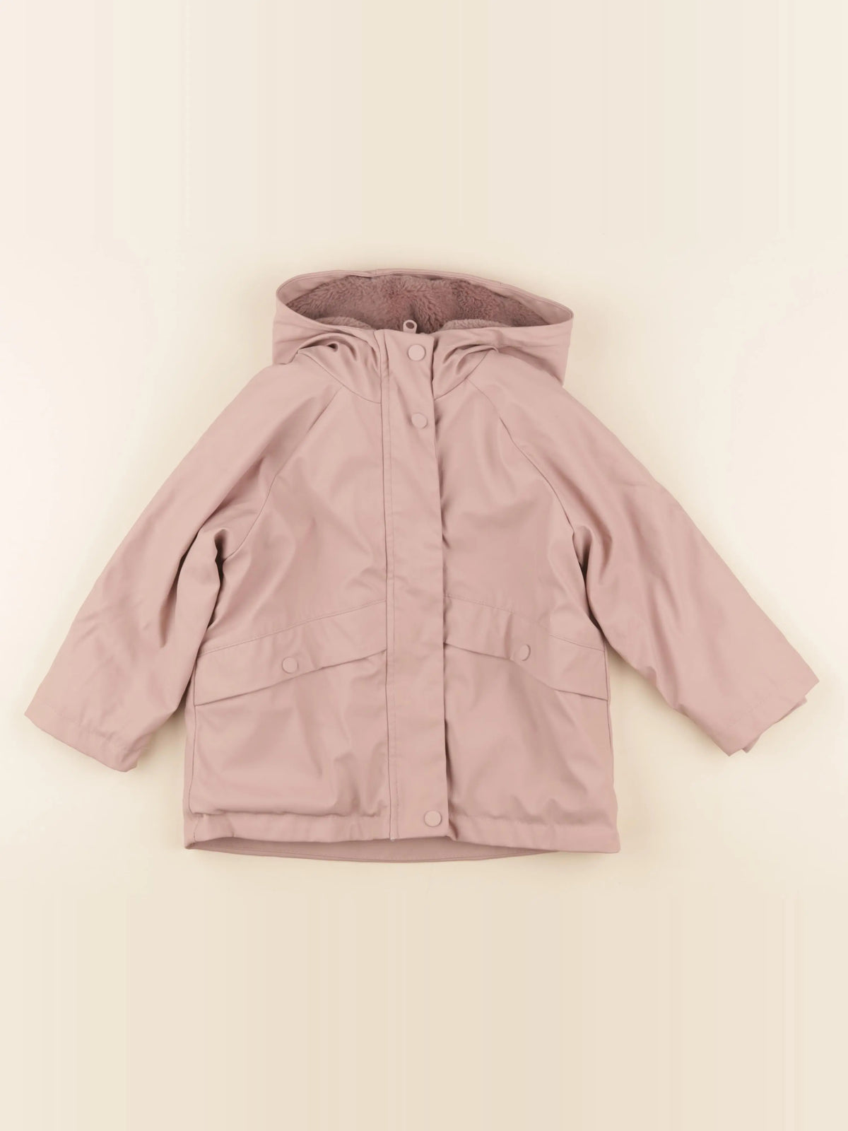 Zara - imperméable rose - 3 ans