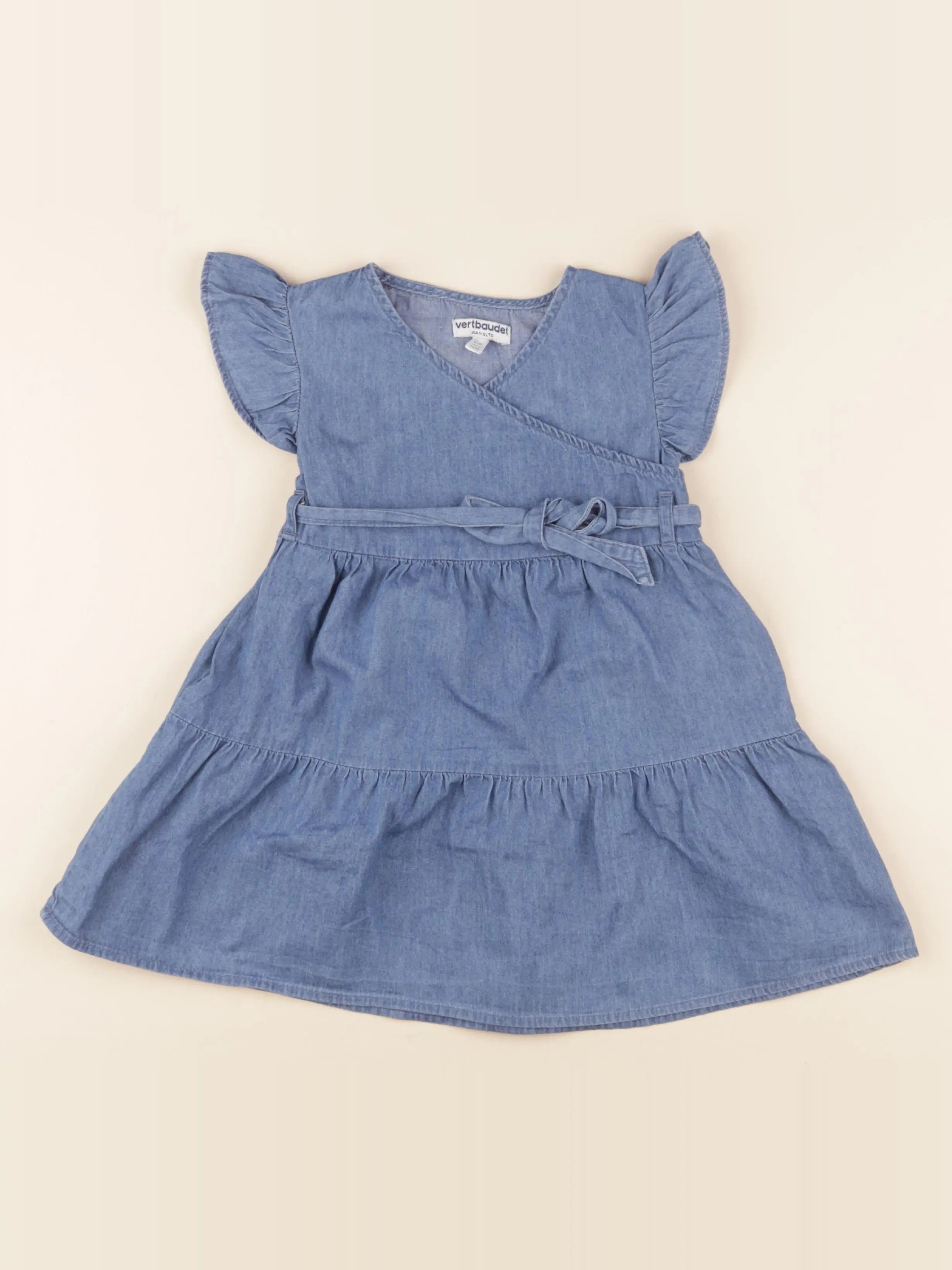 Vertbaudet - robe bleu - 3 ans