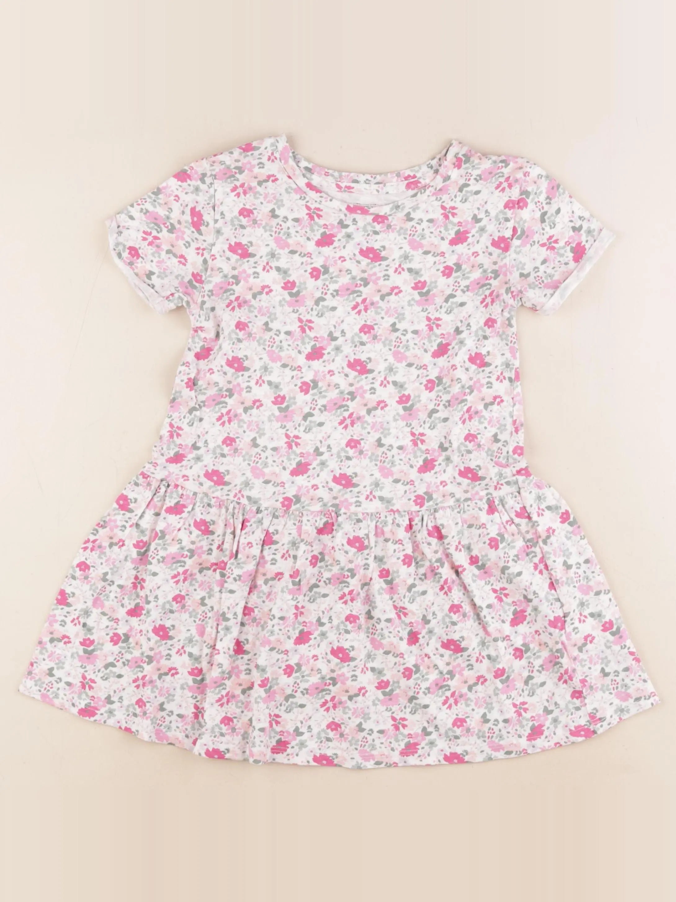 Vertbaudet - robe rose - 4 ans