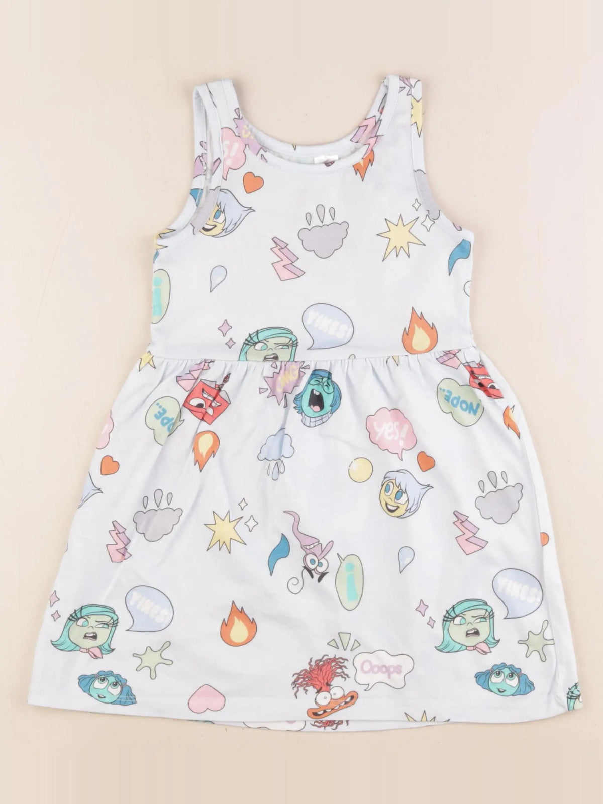 H&M - robe bleu - 2/4 ans