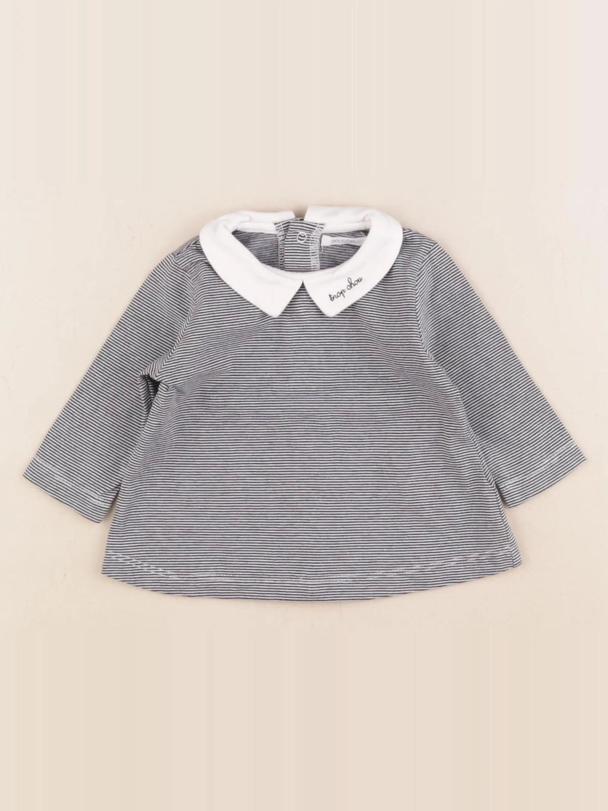 Boutchou - tee-shirt bleu - 3 mois
