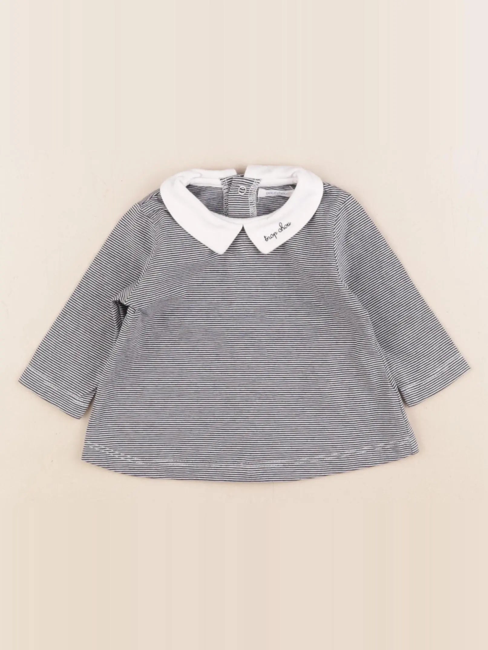 Boutchou - tee-shirt bleu - 3 mois
