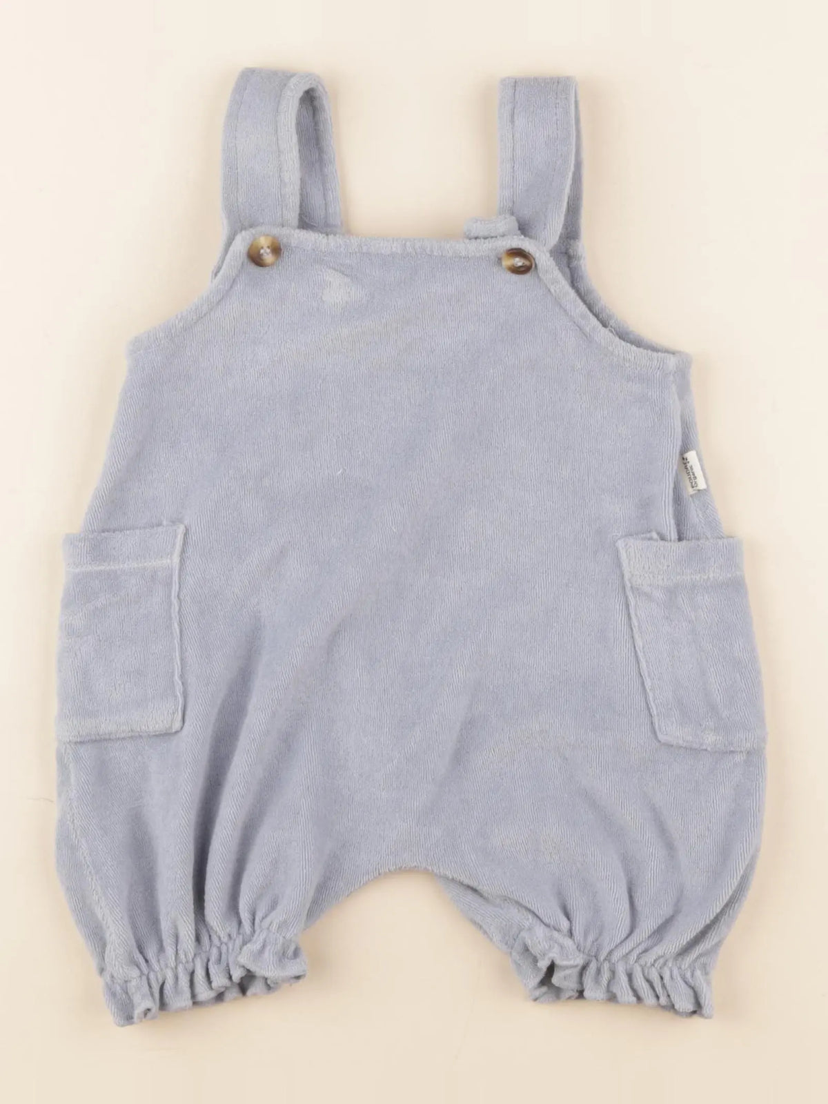 Poudre Organic - salopette bleu - 9 mois