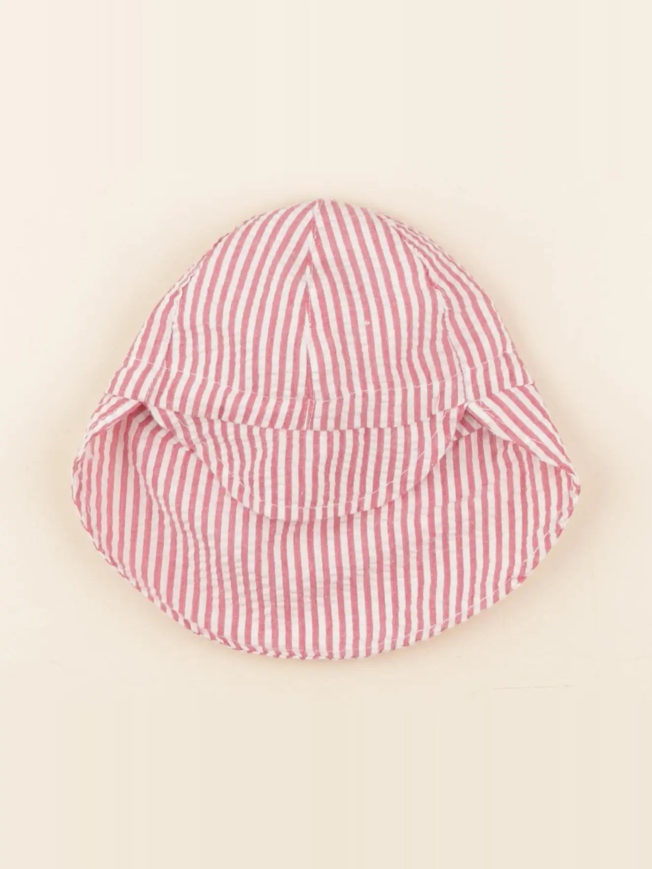 Amande - chapeau blanc, rouge - 6/12 mois
