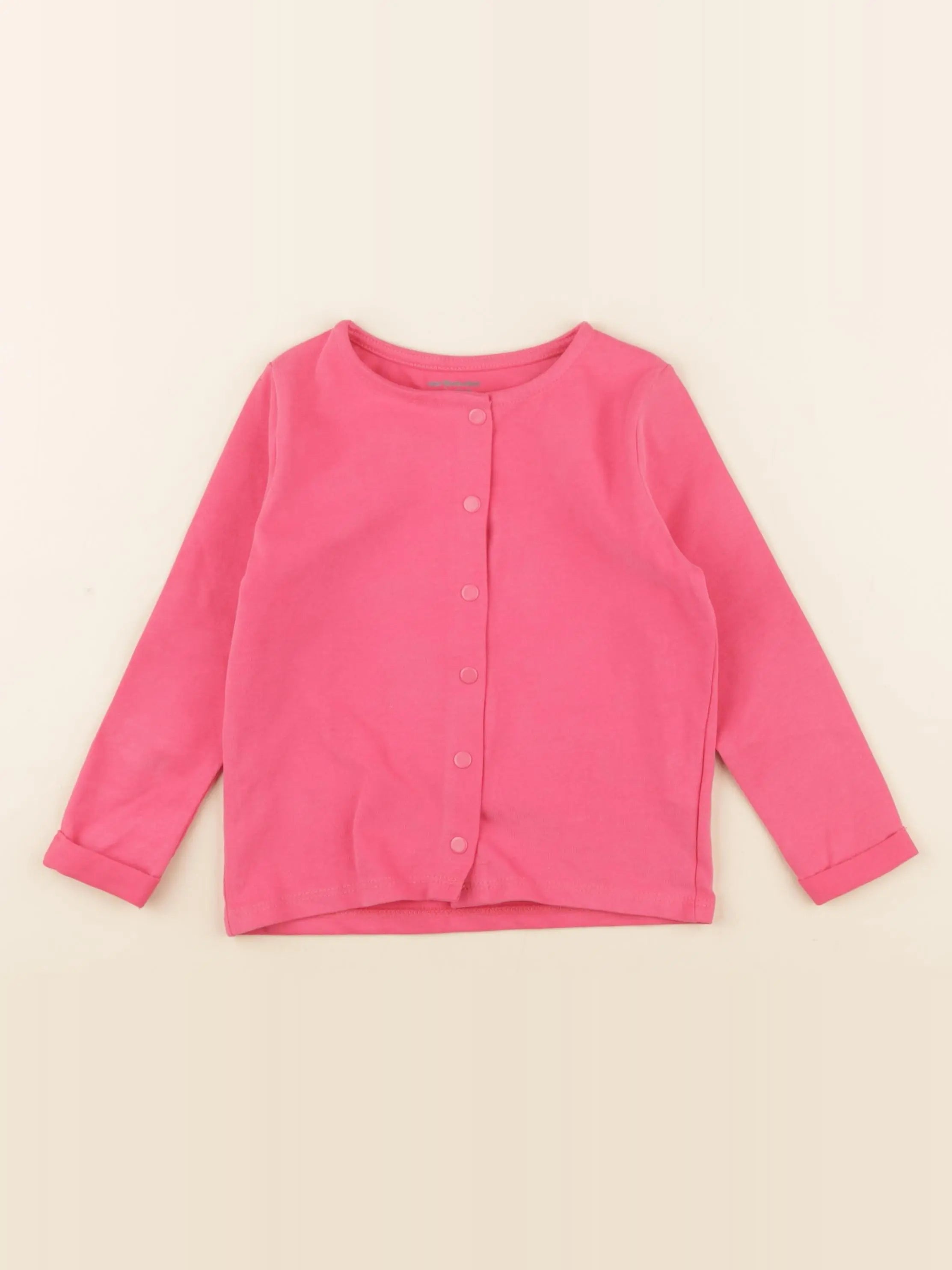 Vertbaudet - sweat rose - 2 ans