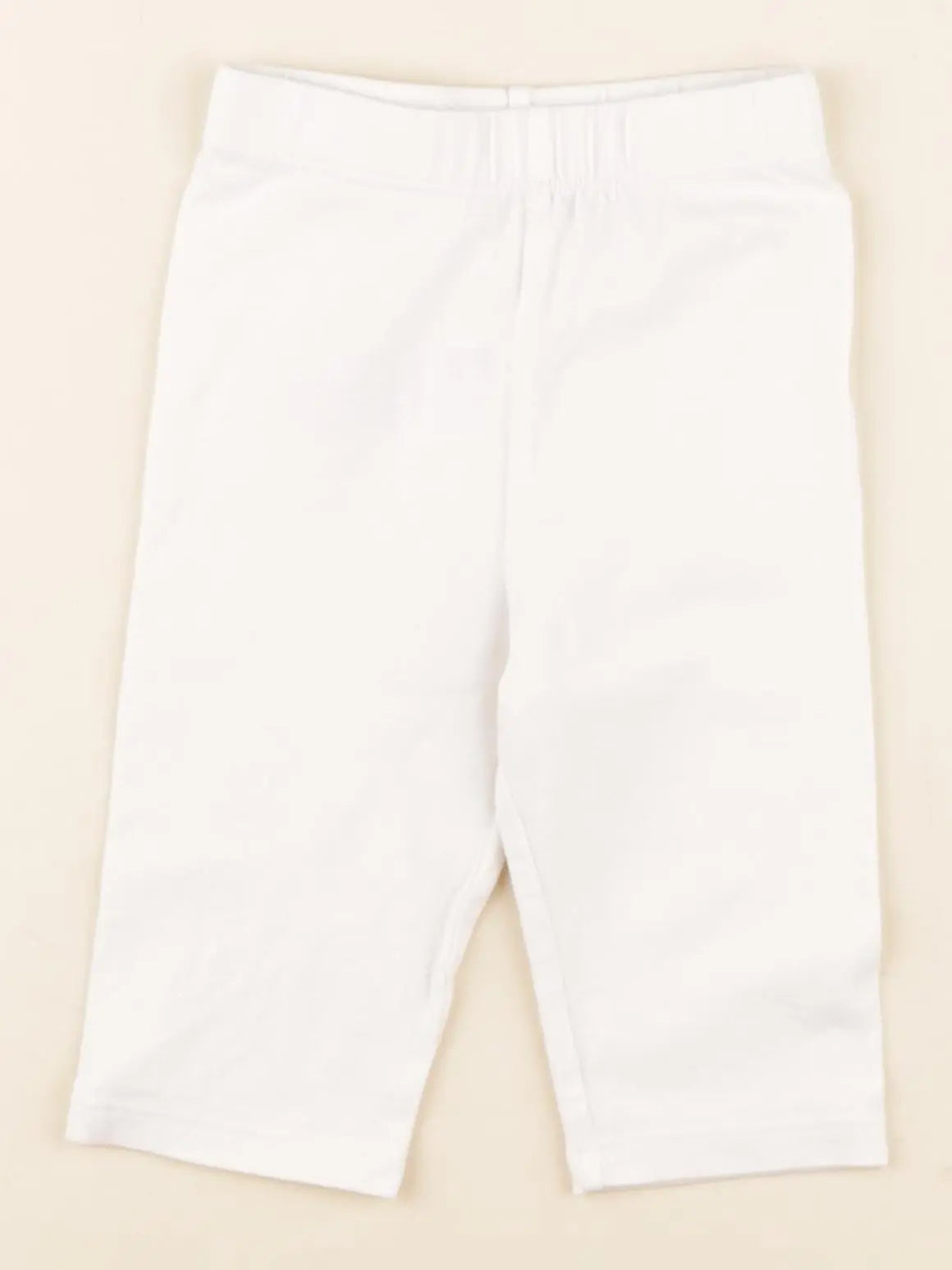 Vertbaudet - legging court blanc - 2 ans