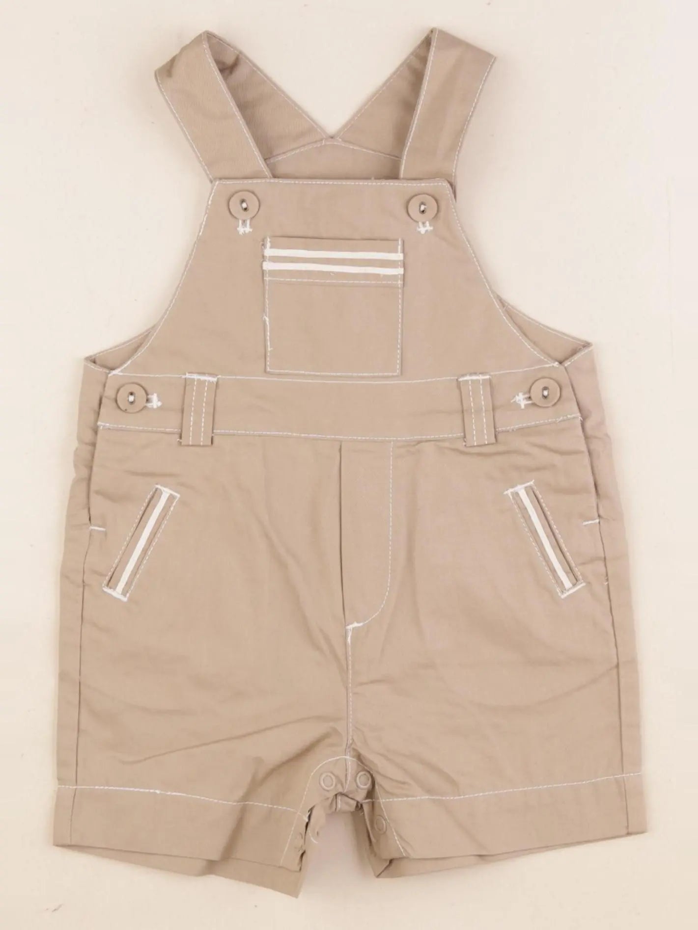 Jacadi - salopette beige - 6 mois