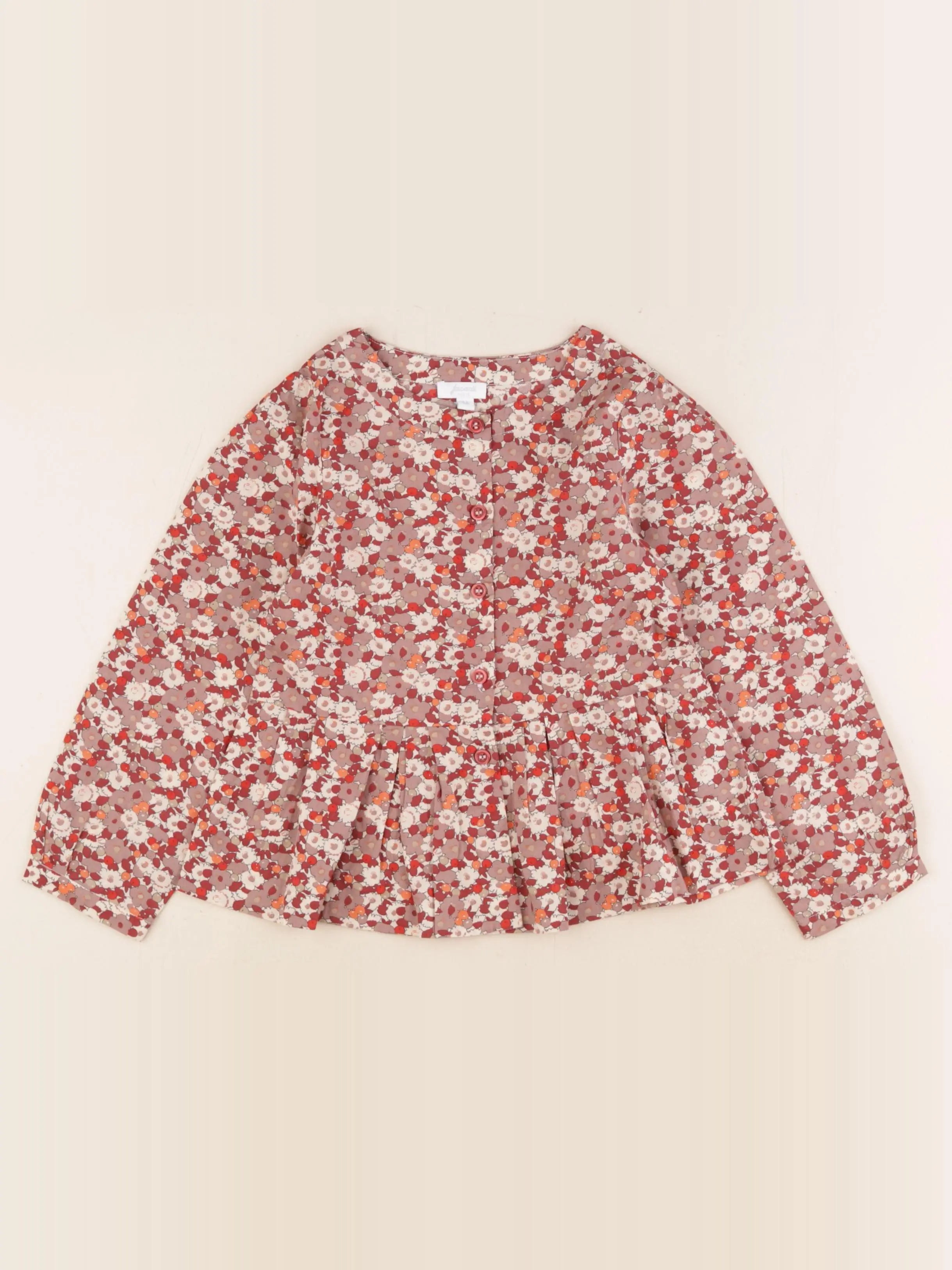 Jacadi - blouse liberty marron - 4 ans