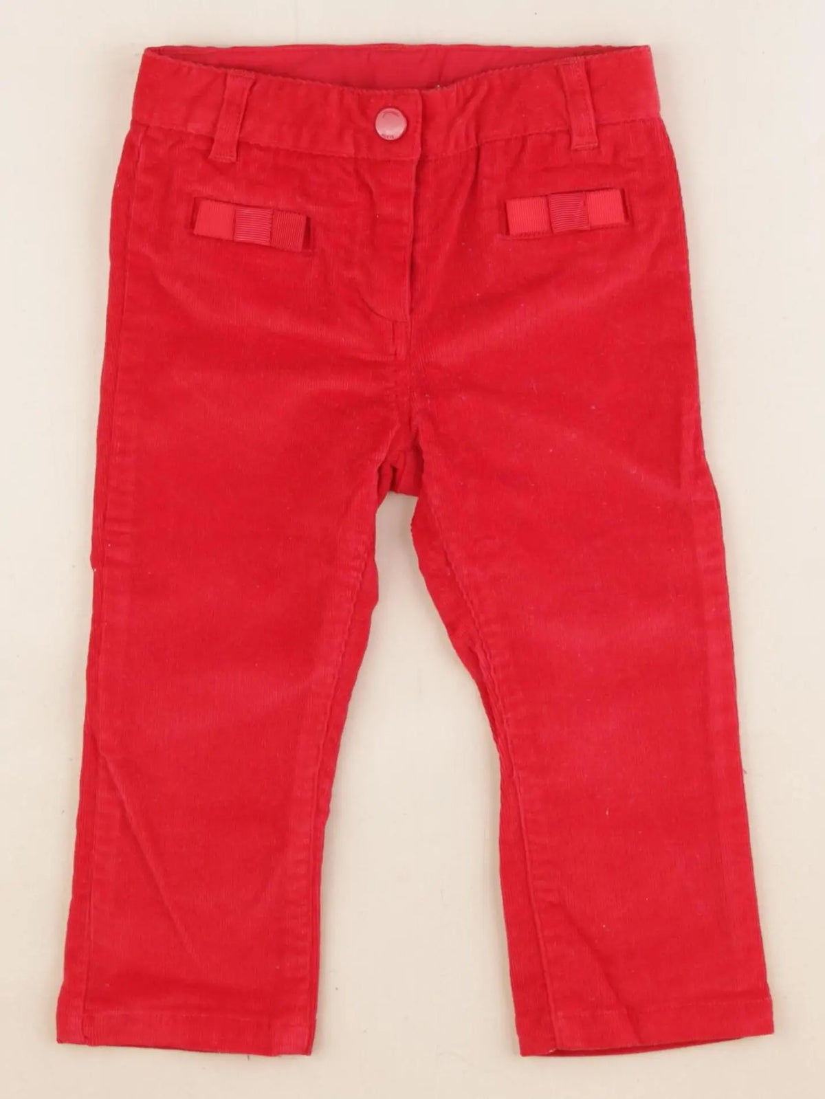 Jacadi - pantalon rouge - 18 mois