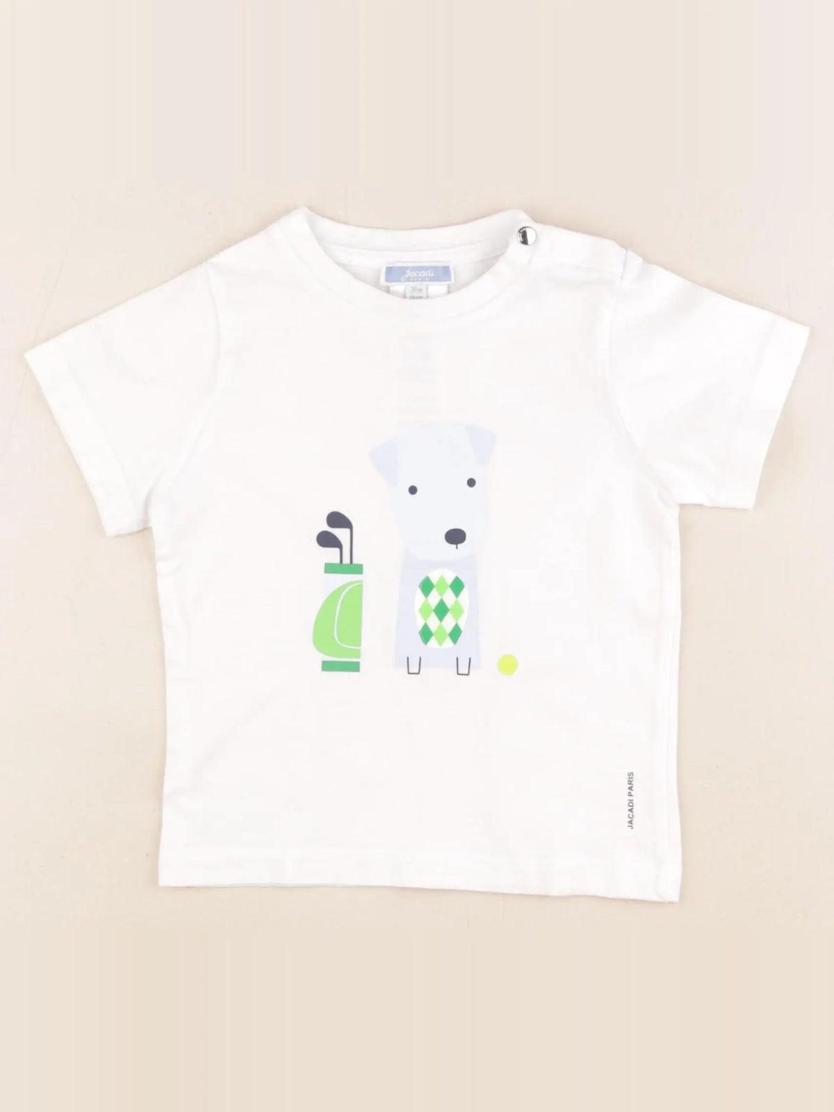 Jacadi - tee-shirt blanc - 36 mois
