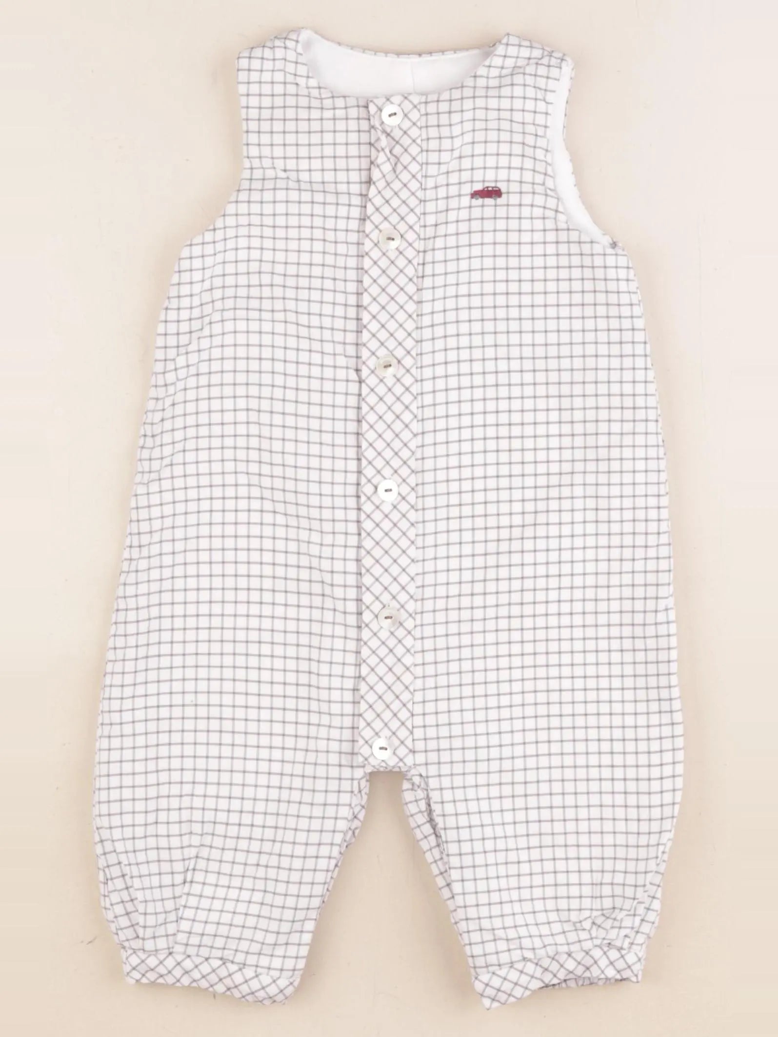 Jacadi - combinaison doublé gris - 6 mois