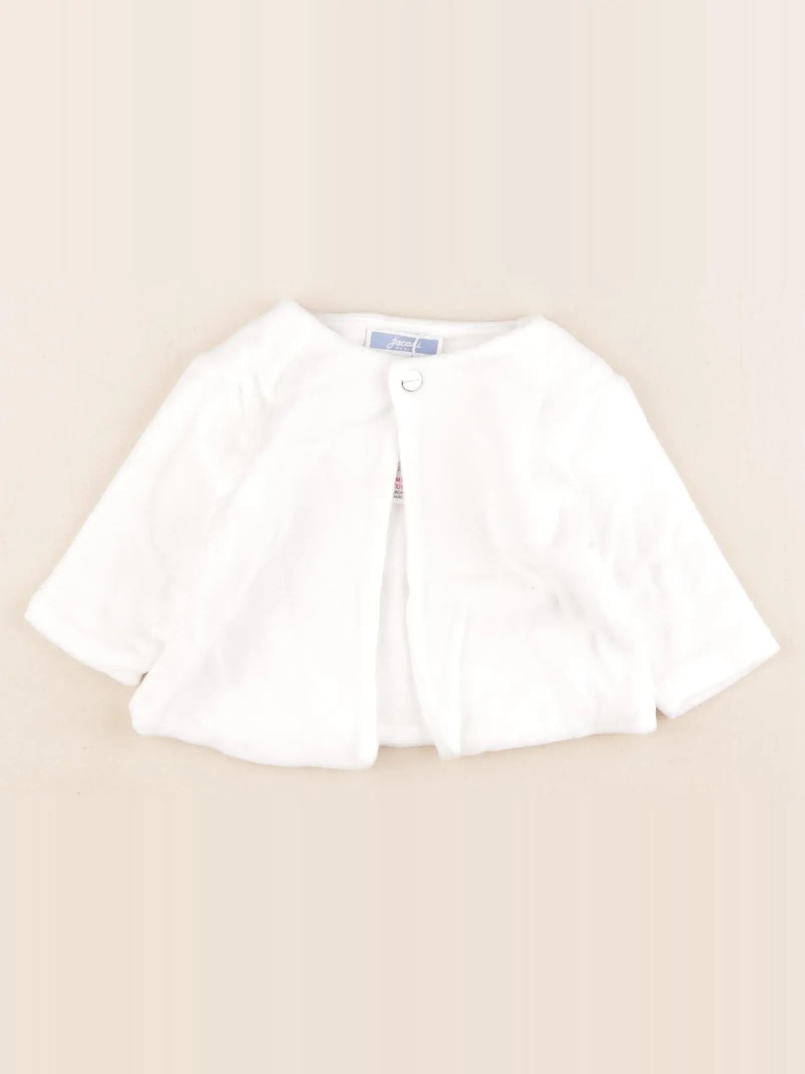 Jacadi - gilet blanc - 3 mois