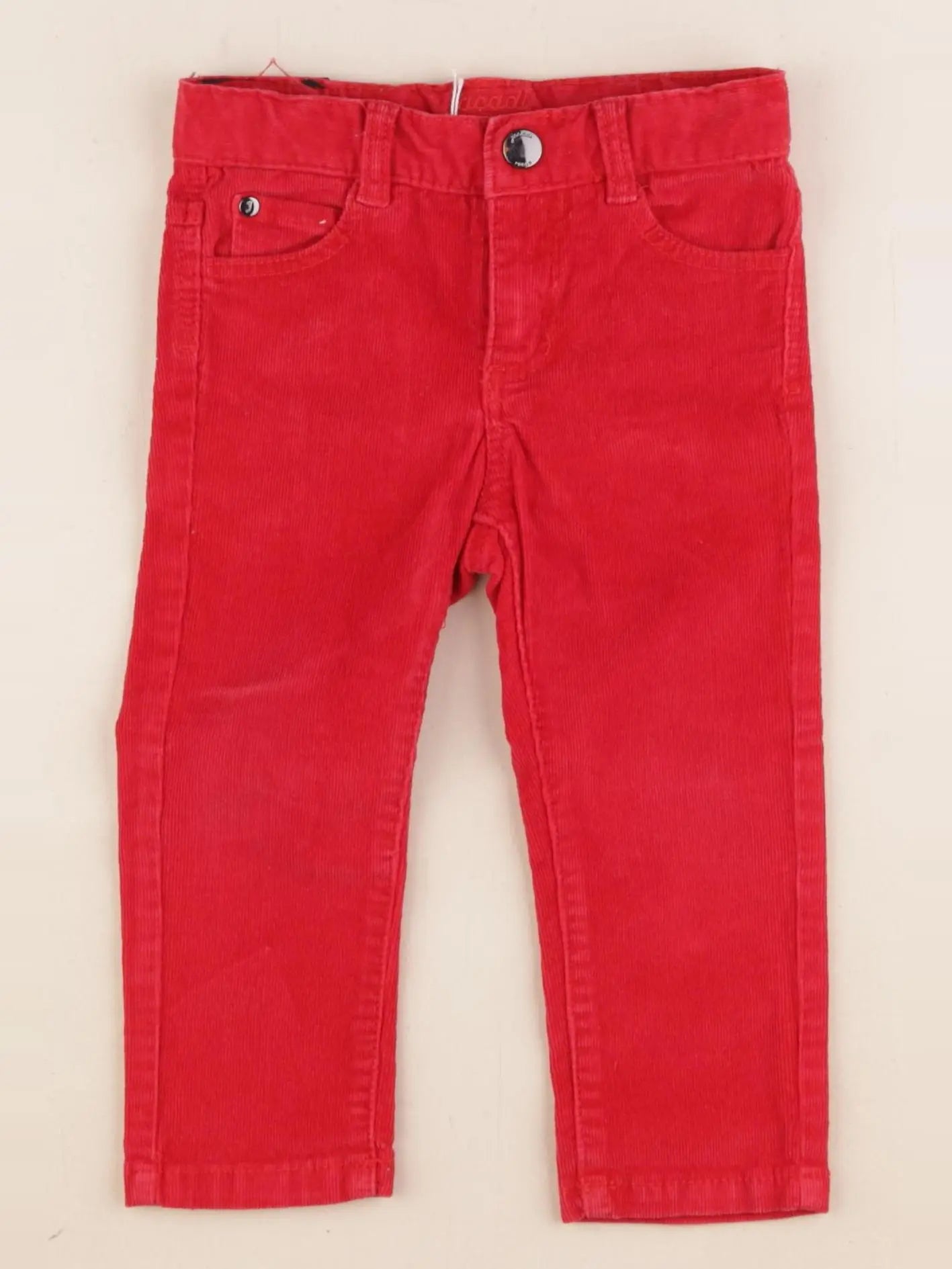 Jacadi - pantalon rouge - 18 mois