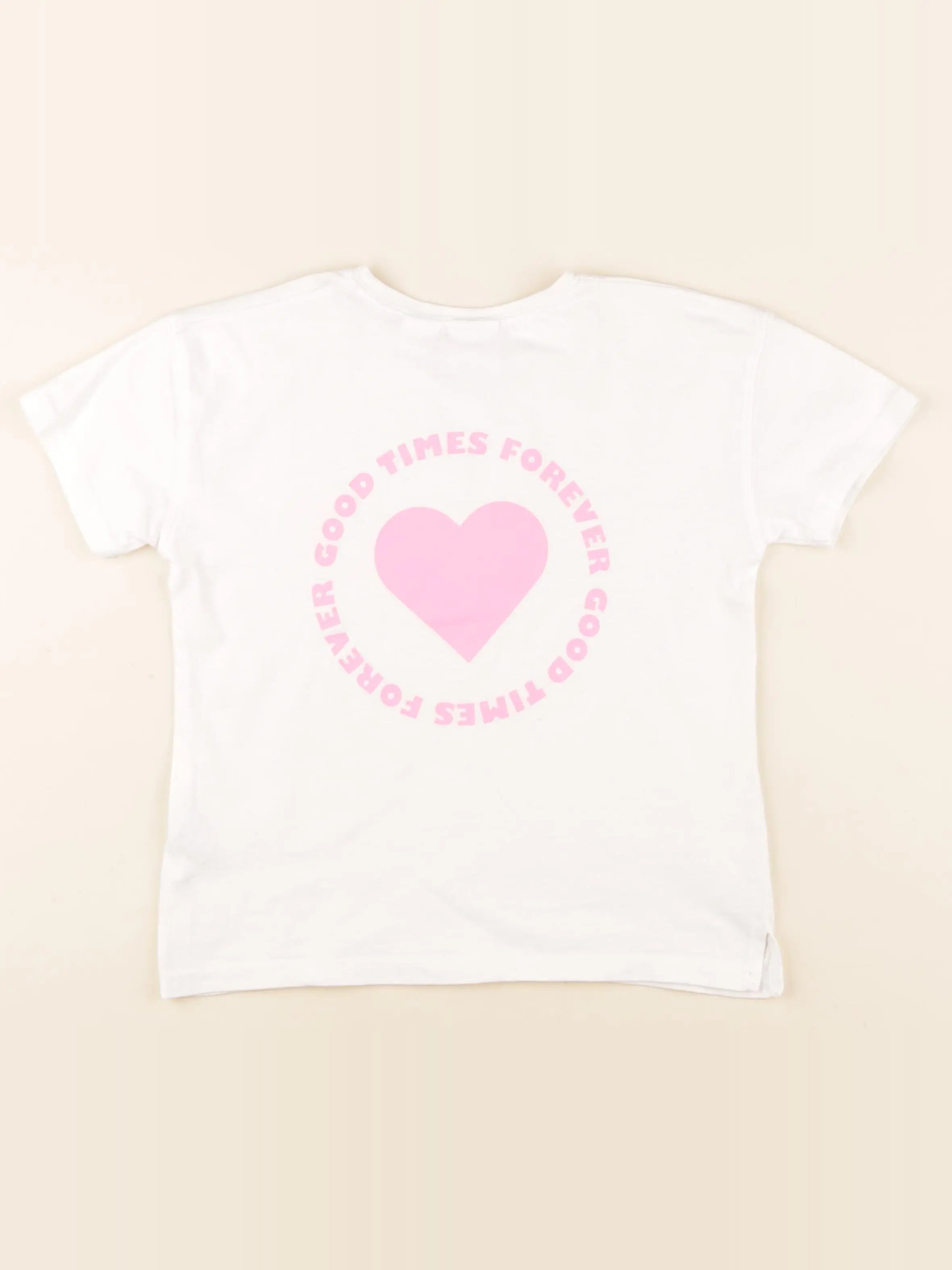 Zara - tee-shirt imprimé au dos blanc - 4/5 ans