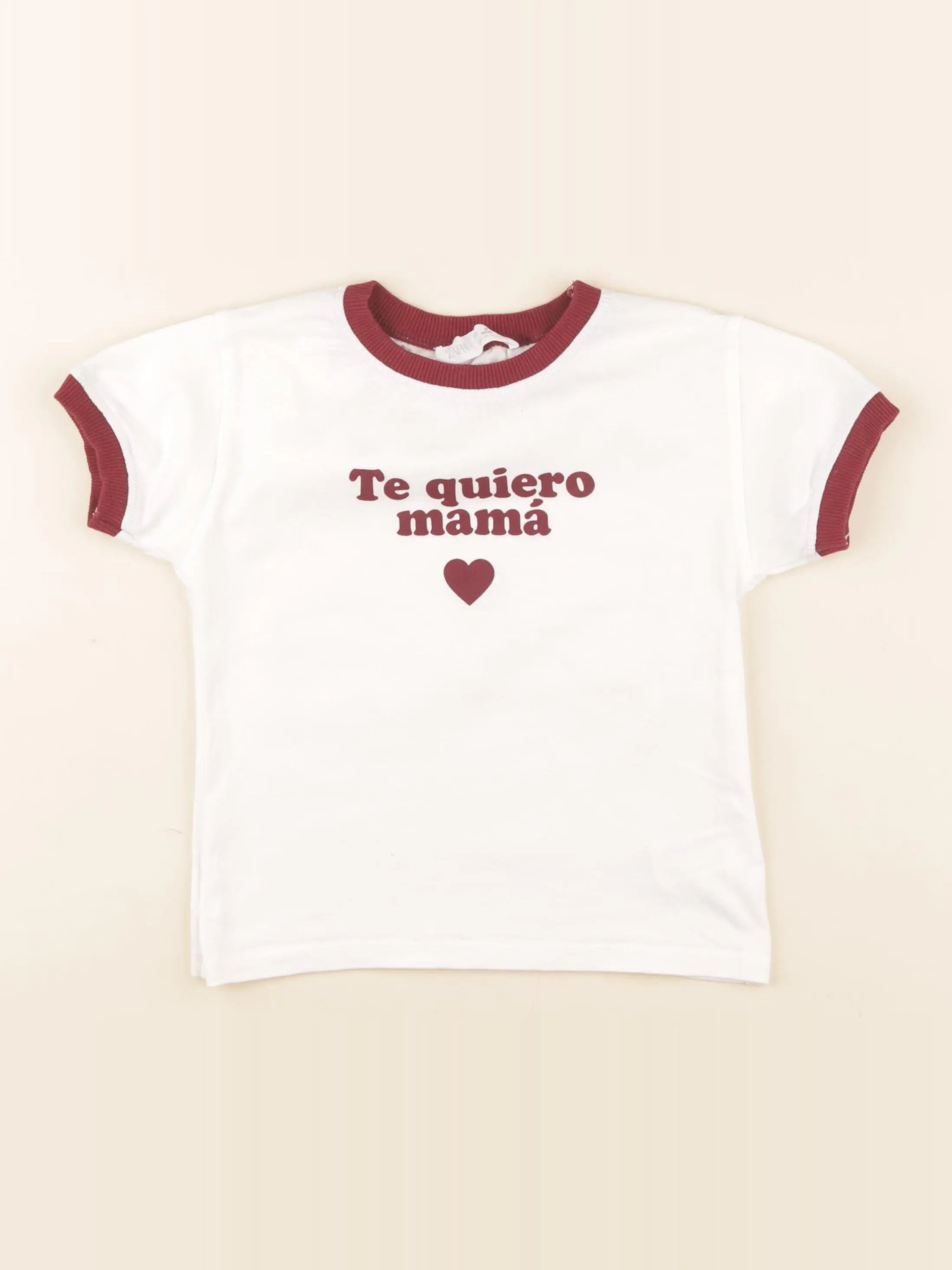 Zara - tee-shirt beige - 6 ans