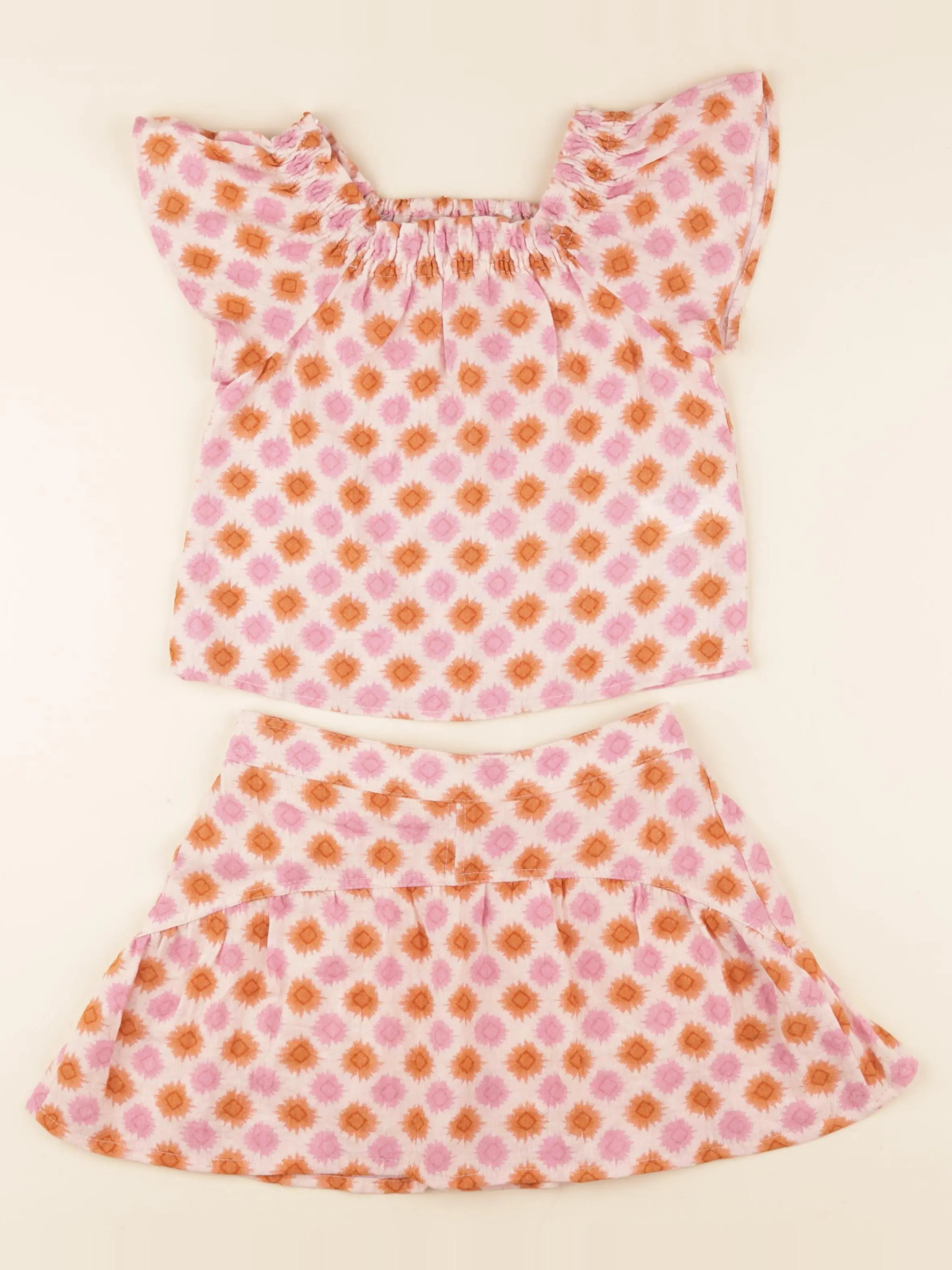 Zara - ensemble multicolore - 6/7 ans