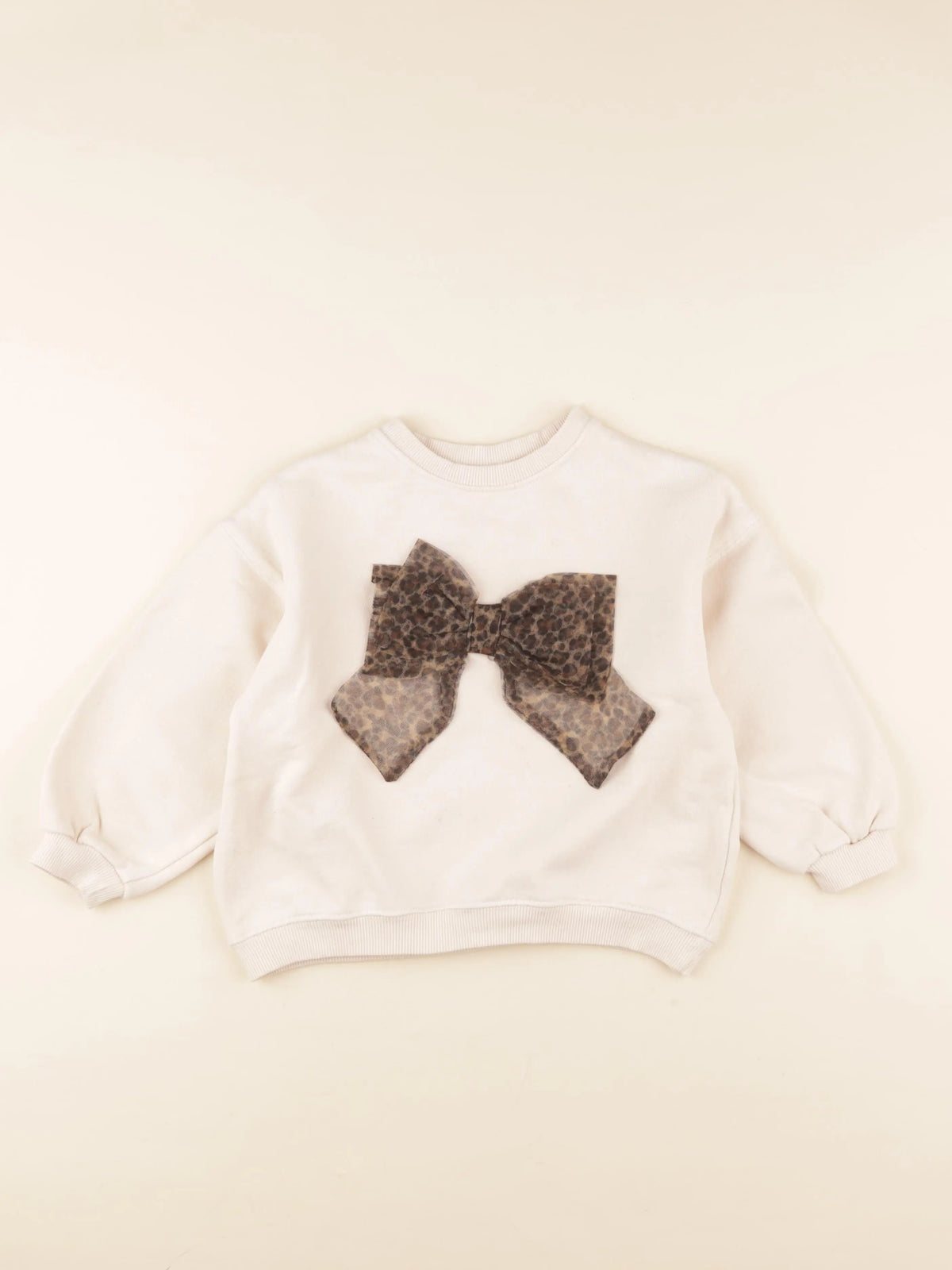 Zara - sweat beige - 6 ans