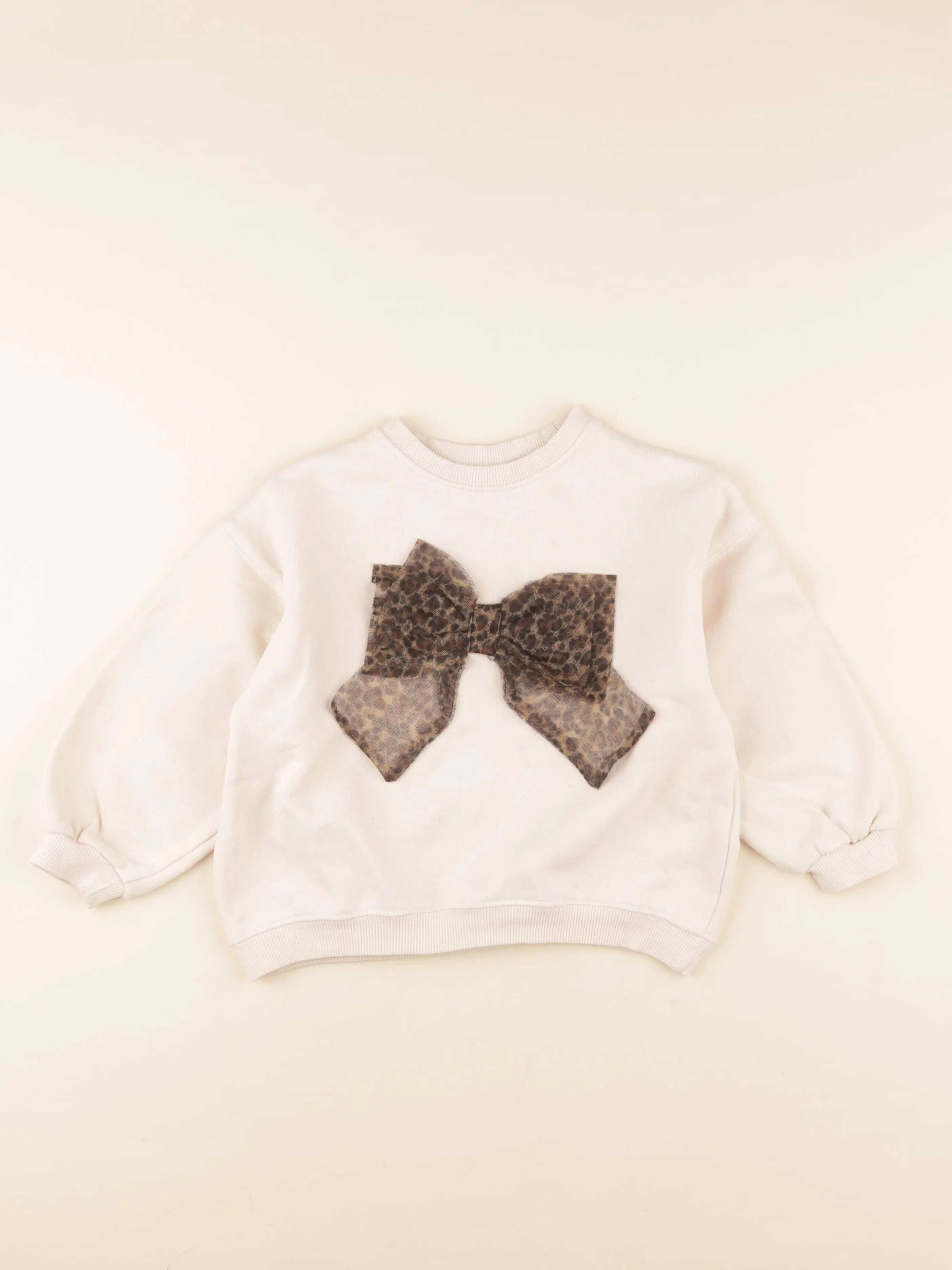 Zara - sweat beige - 6 ans