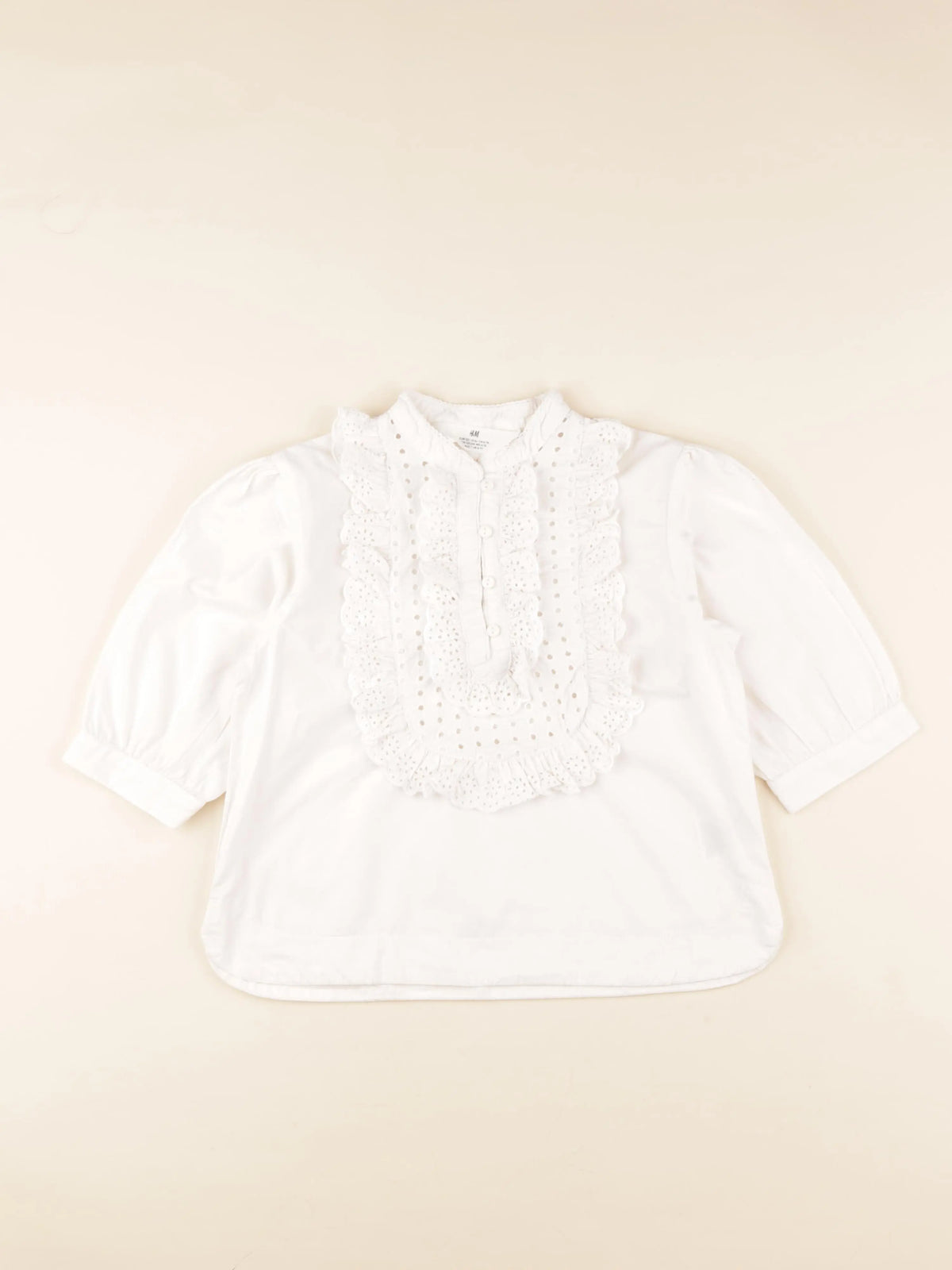 H&M - blouse blanc - 6/7 ans