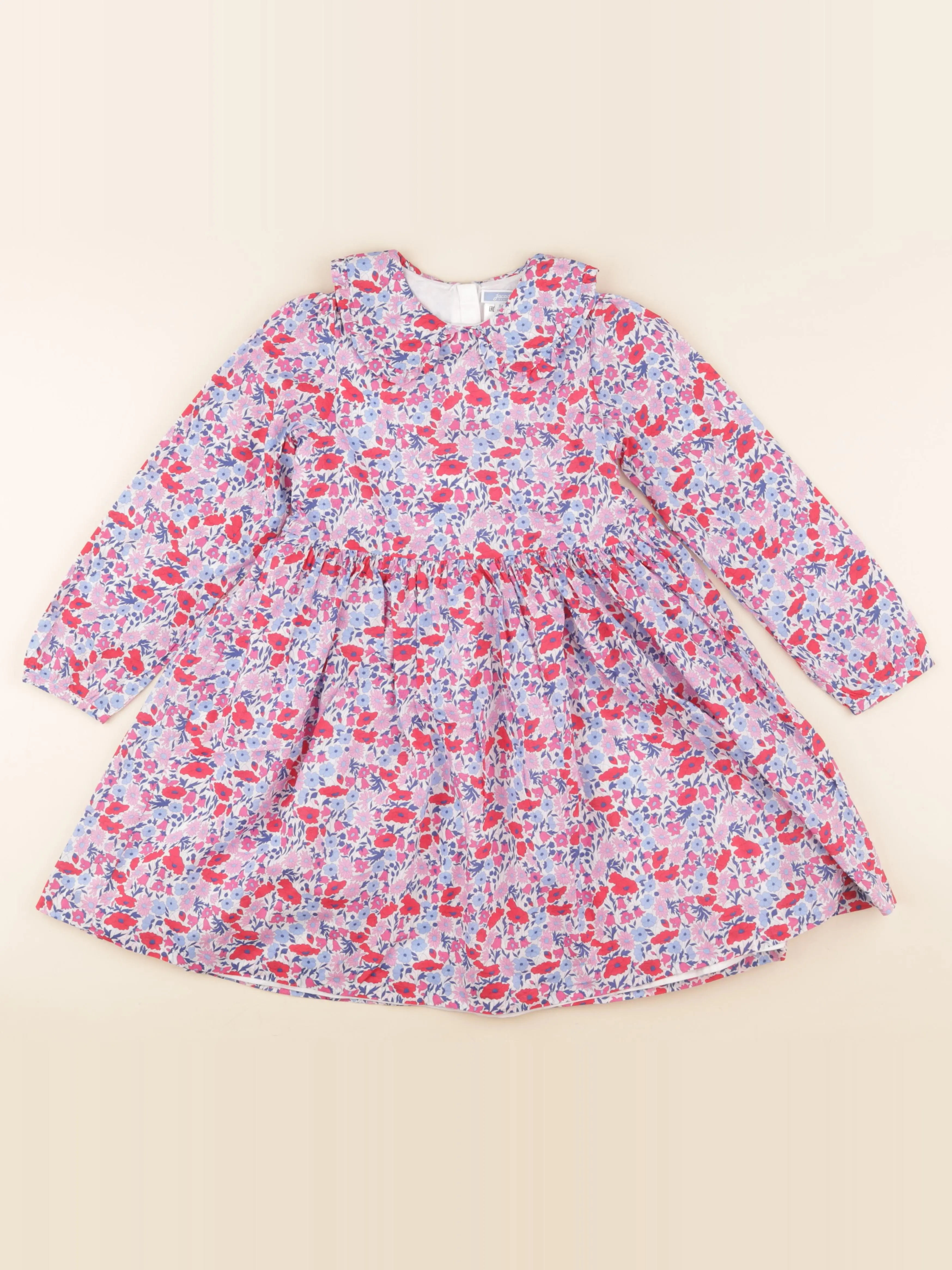 Jacadi - robe liberty multicolore - 8 ans