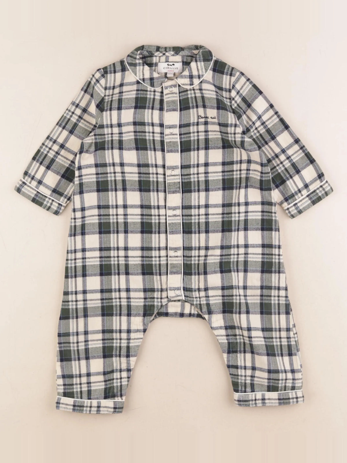 Cyrillus - pyjama coton multicolore - 12 mois