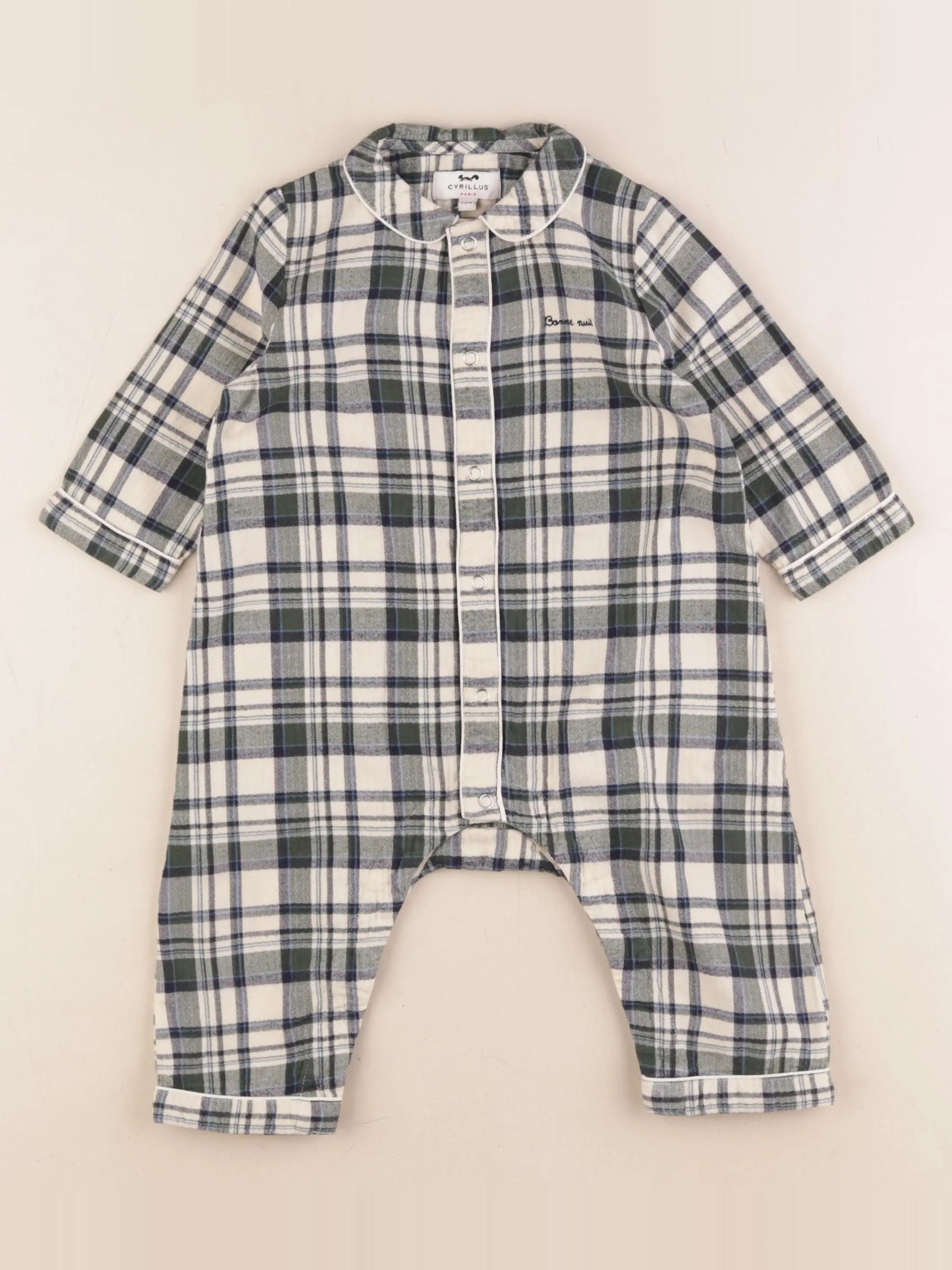 Cyrillus - pyjama coton multicolore - 12 mois