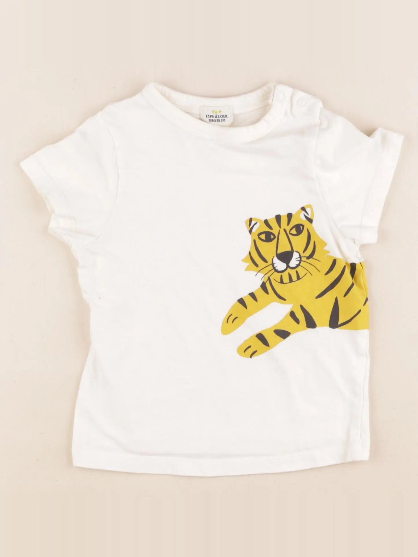 Tape à l'oeil - tee-shirt beige - 18 mois