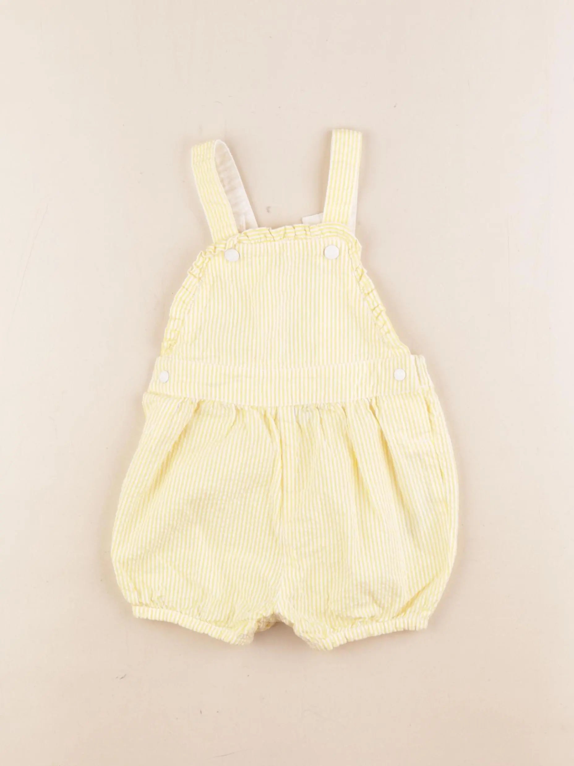 Petit Bateau - salopette jaune - 12 mois