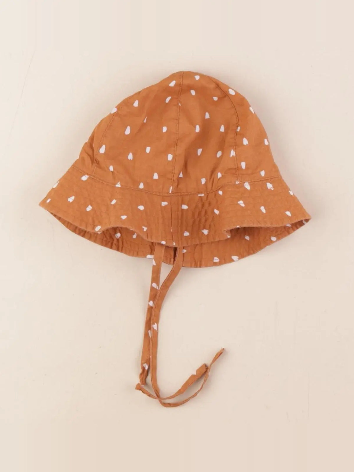 H&M - chapeau marron - 3/6 mois