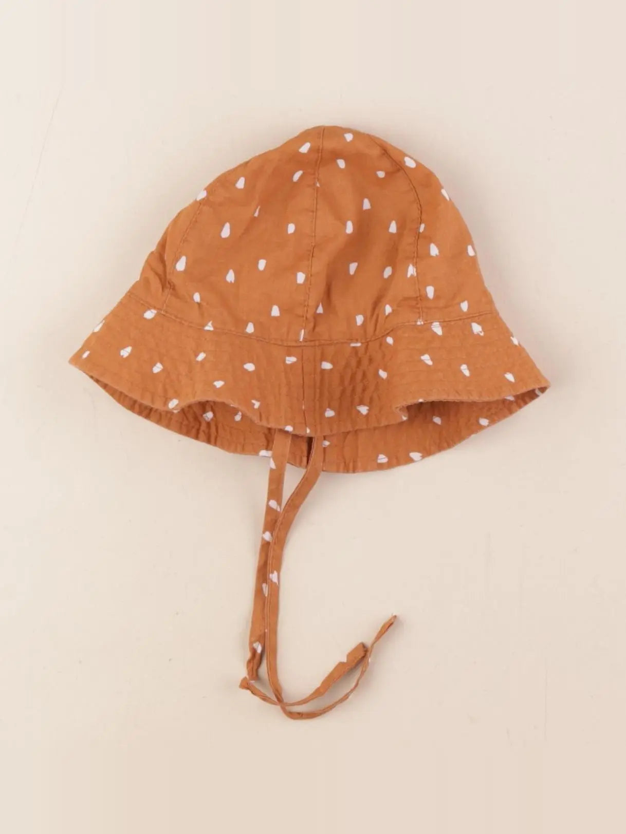 H&M - chapeau marron - 3/6 mois