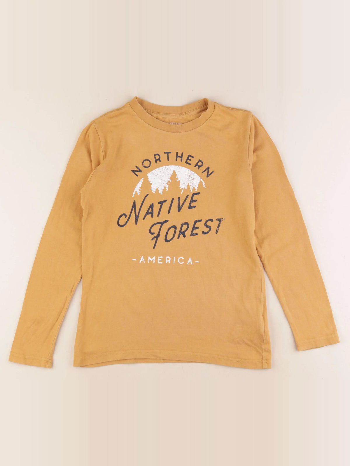 Cyrillus - tee-shirt jaune - 10 ans