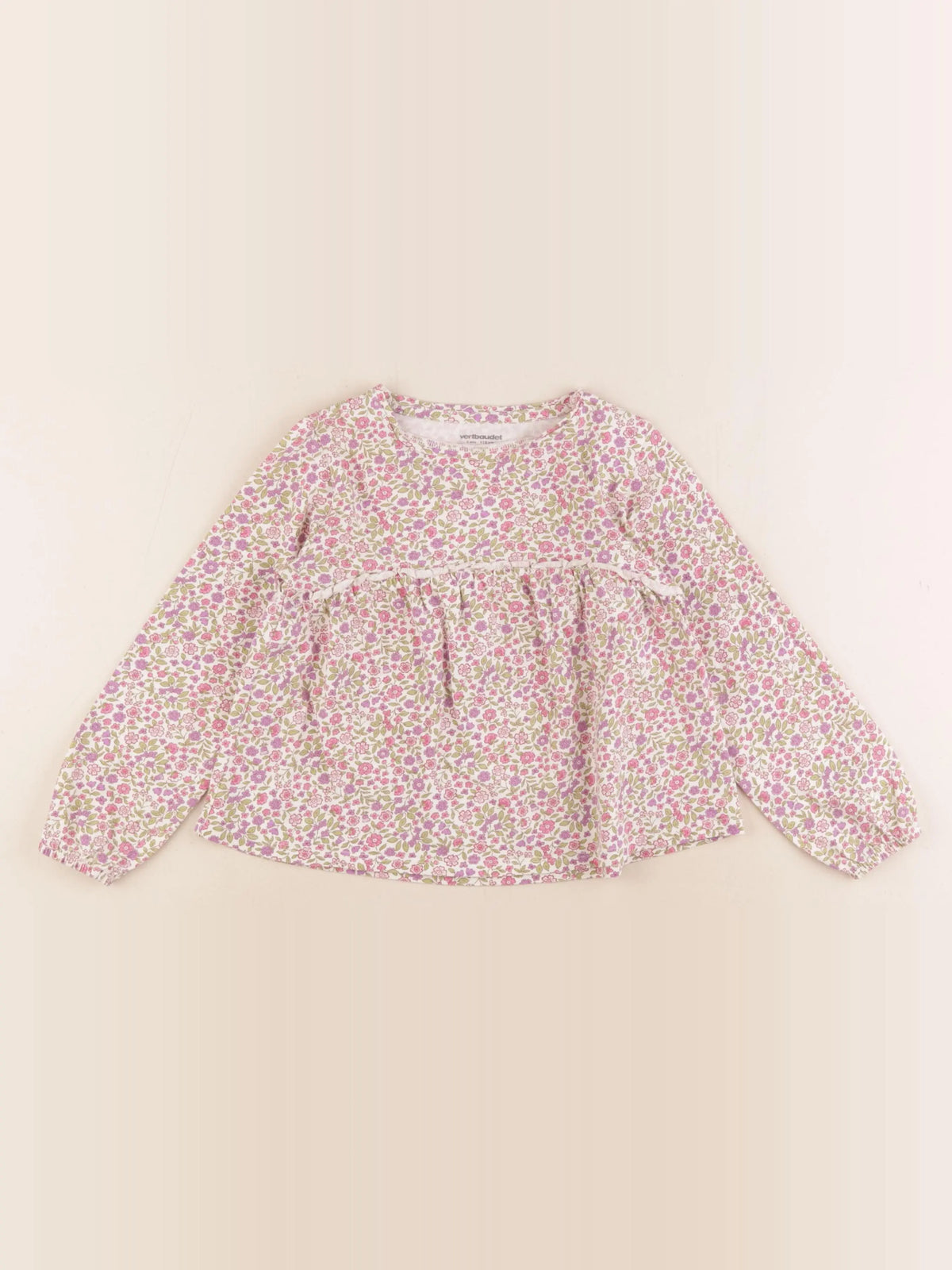 Vertbaudet - tee-shirt multicolore - 5 ans