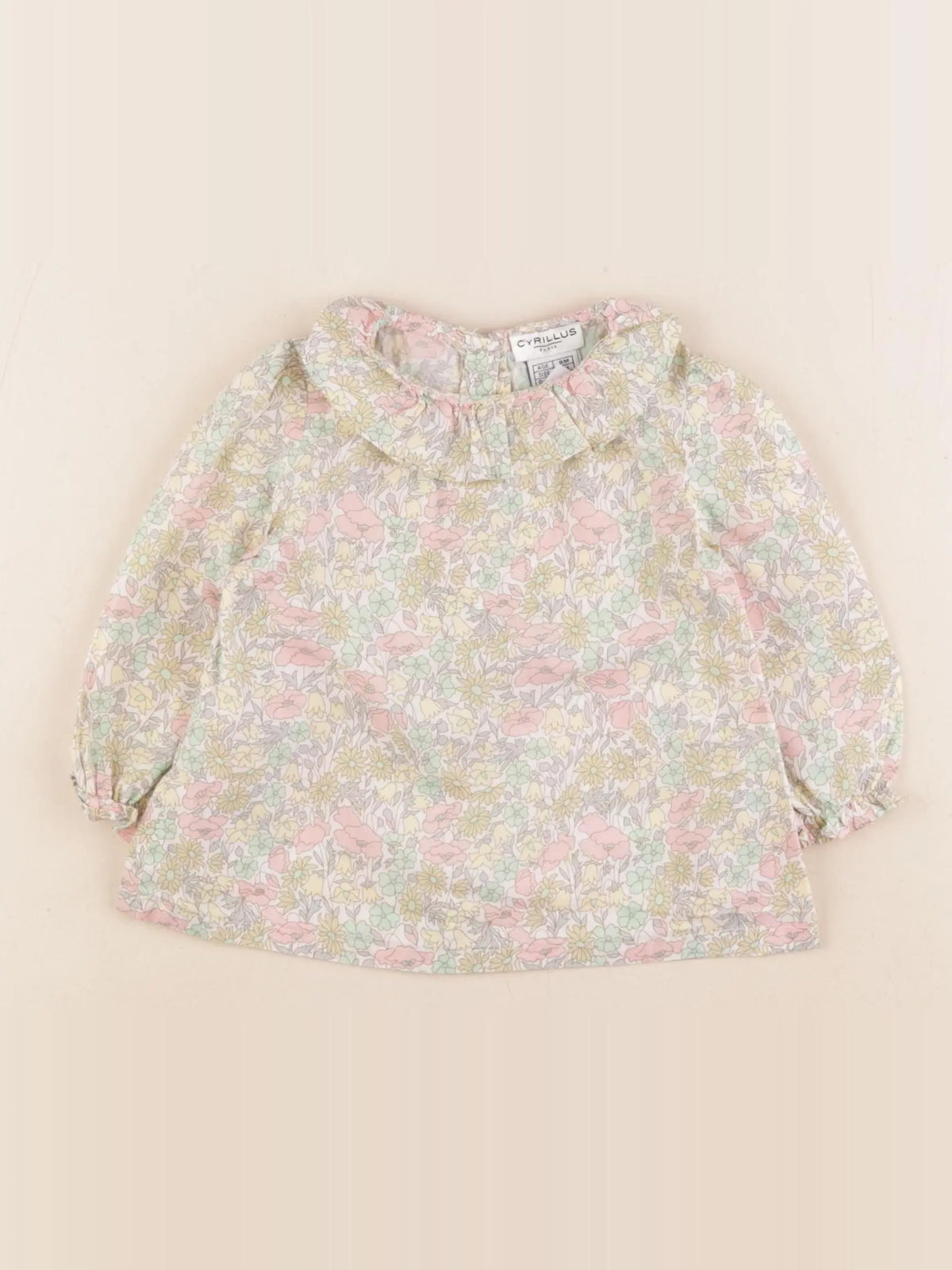 Cyrillus - blouse multicolore - 9 mois