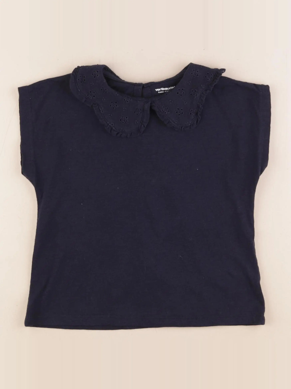 Vertbaudet - tee-shirt bleu - 6 ans