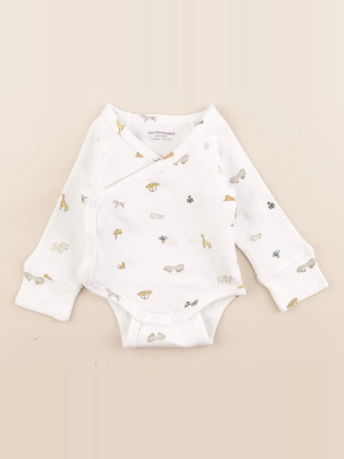 Vertbaudet - body blanc - 1 mois