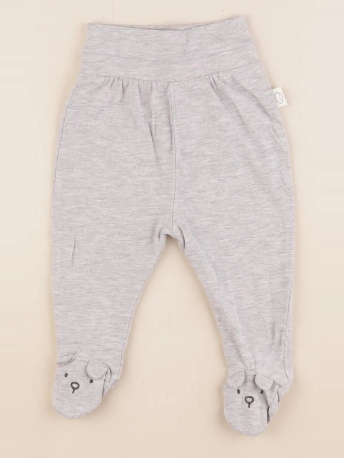 Vertbaudet - legging gris - 3 mois