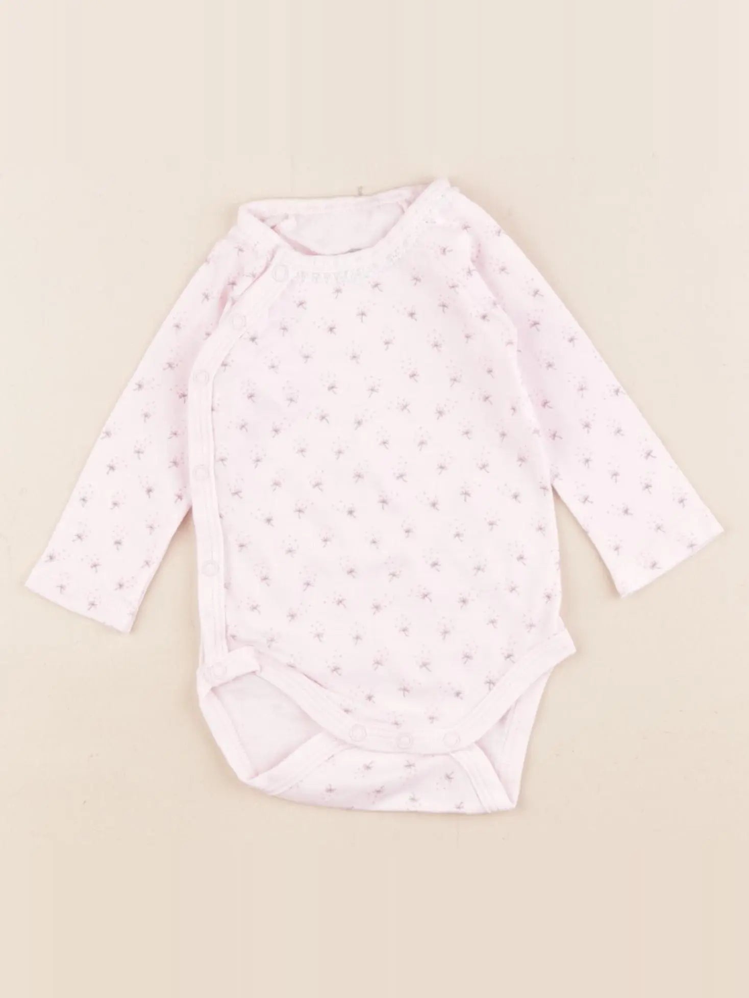 Petit Bateau - body rose - 3 mois