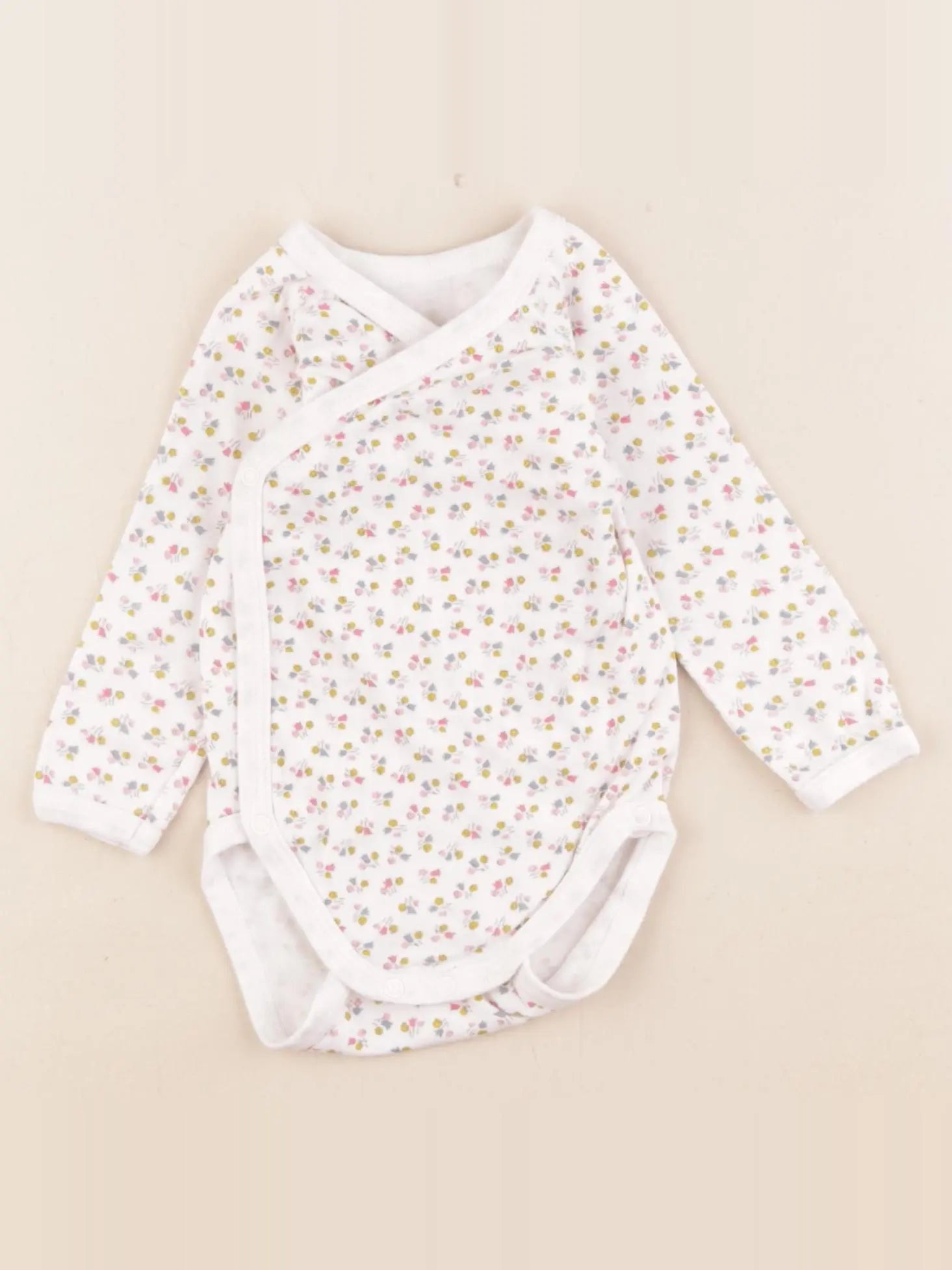 Petit Bateau - body multicolore - 6 mois