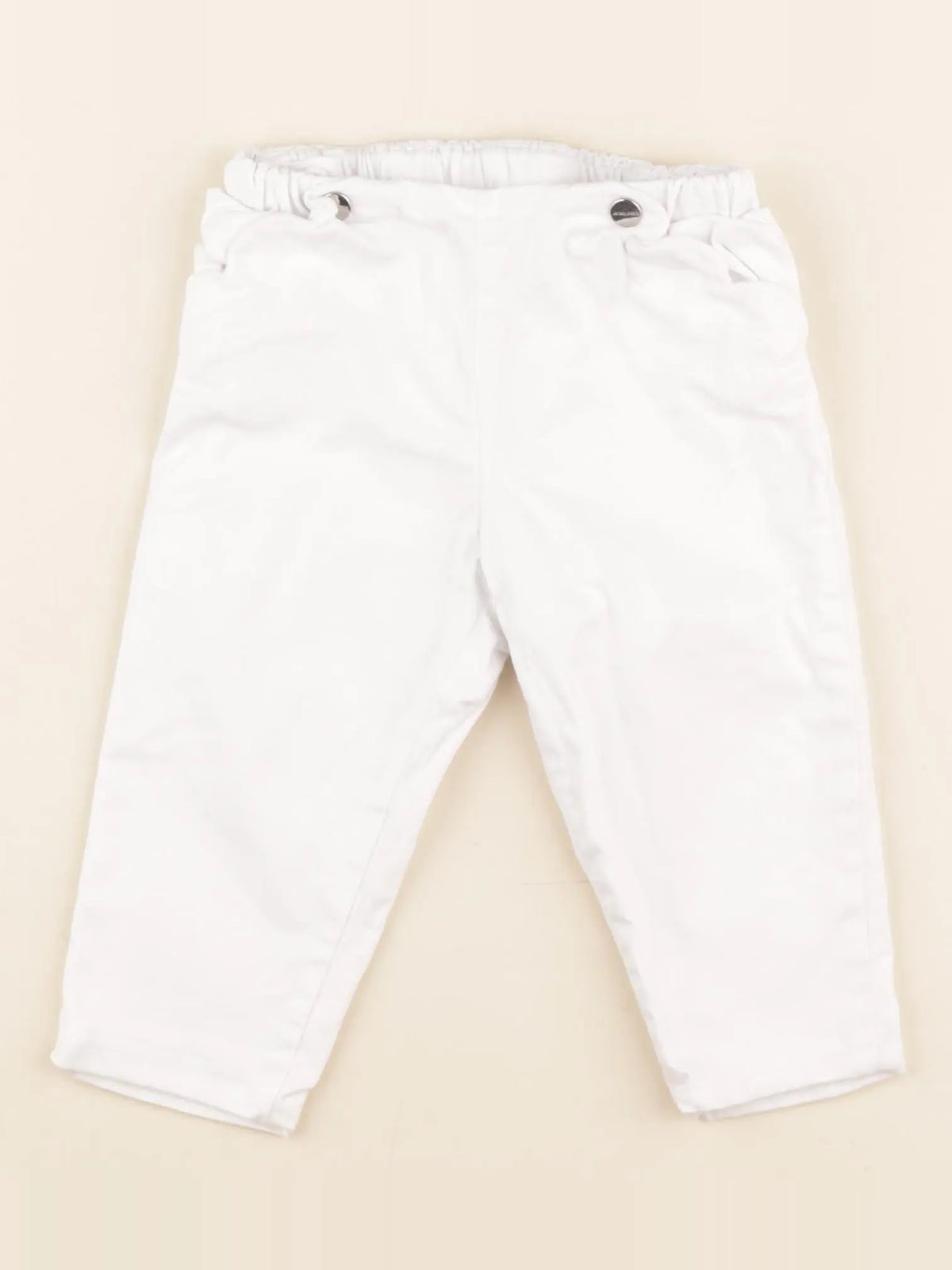 Jacadi - pantalon blanc - 12 mois
