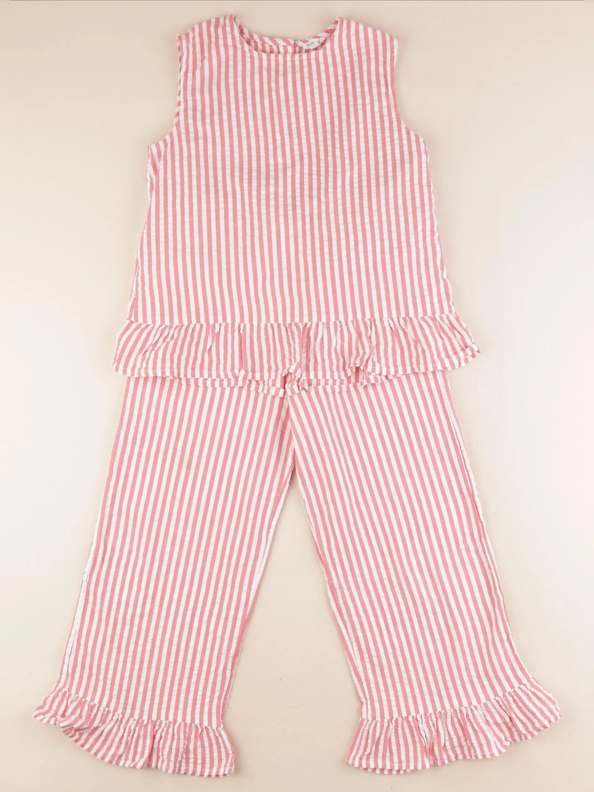 Vertbaudet - ensemble rose - 10 ans