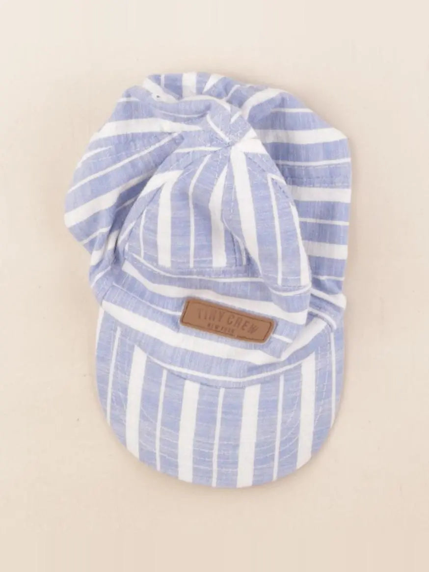 H&M - casquette bleu - 9/12 mois