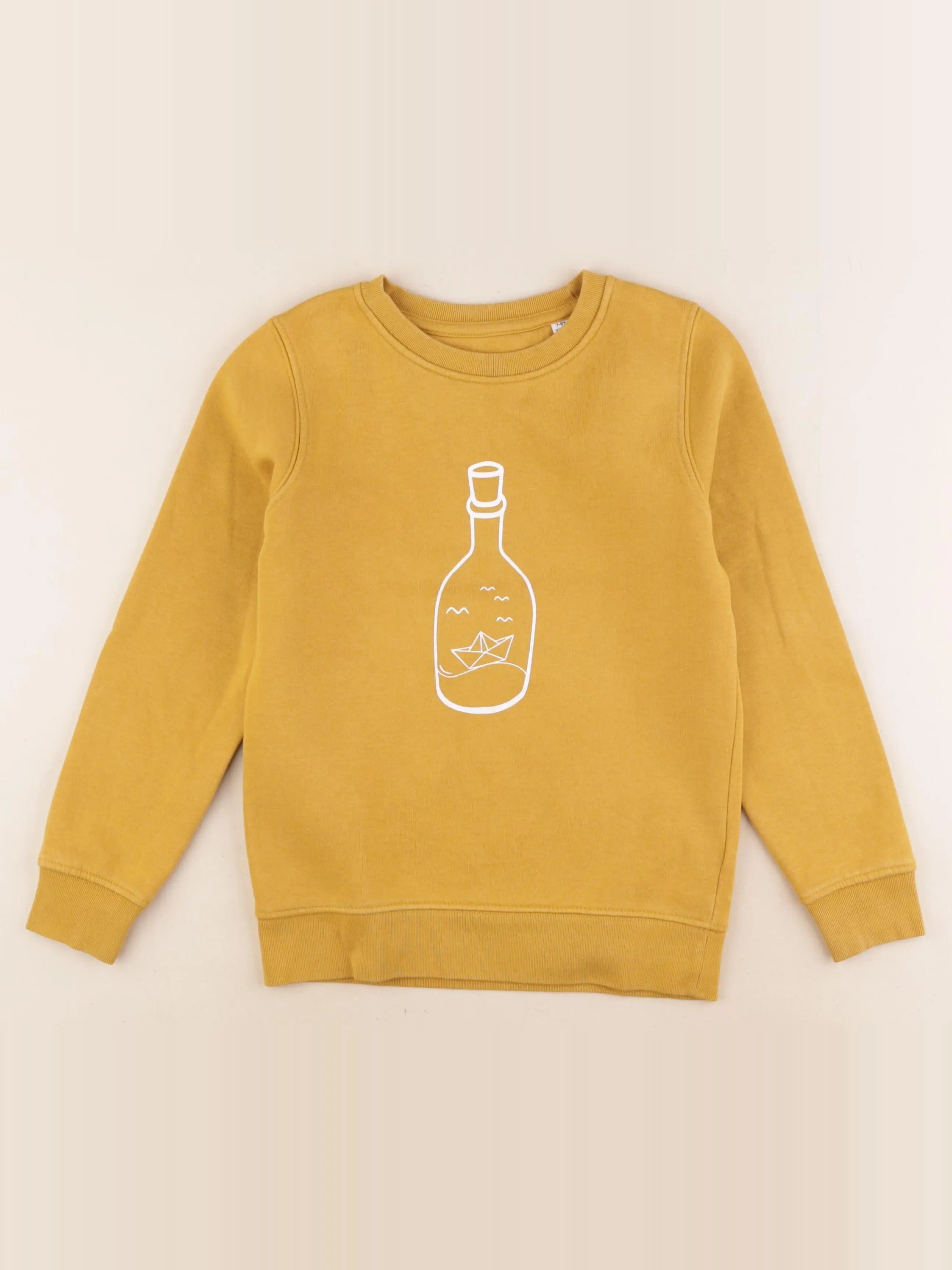 Stella McCartney Kids - sweat jaune - 7/8 ans
